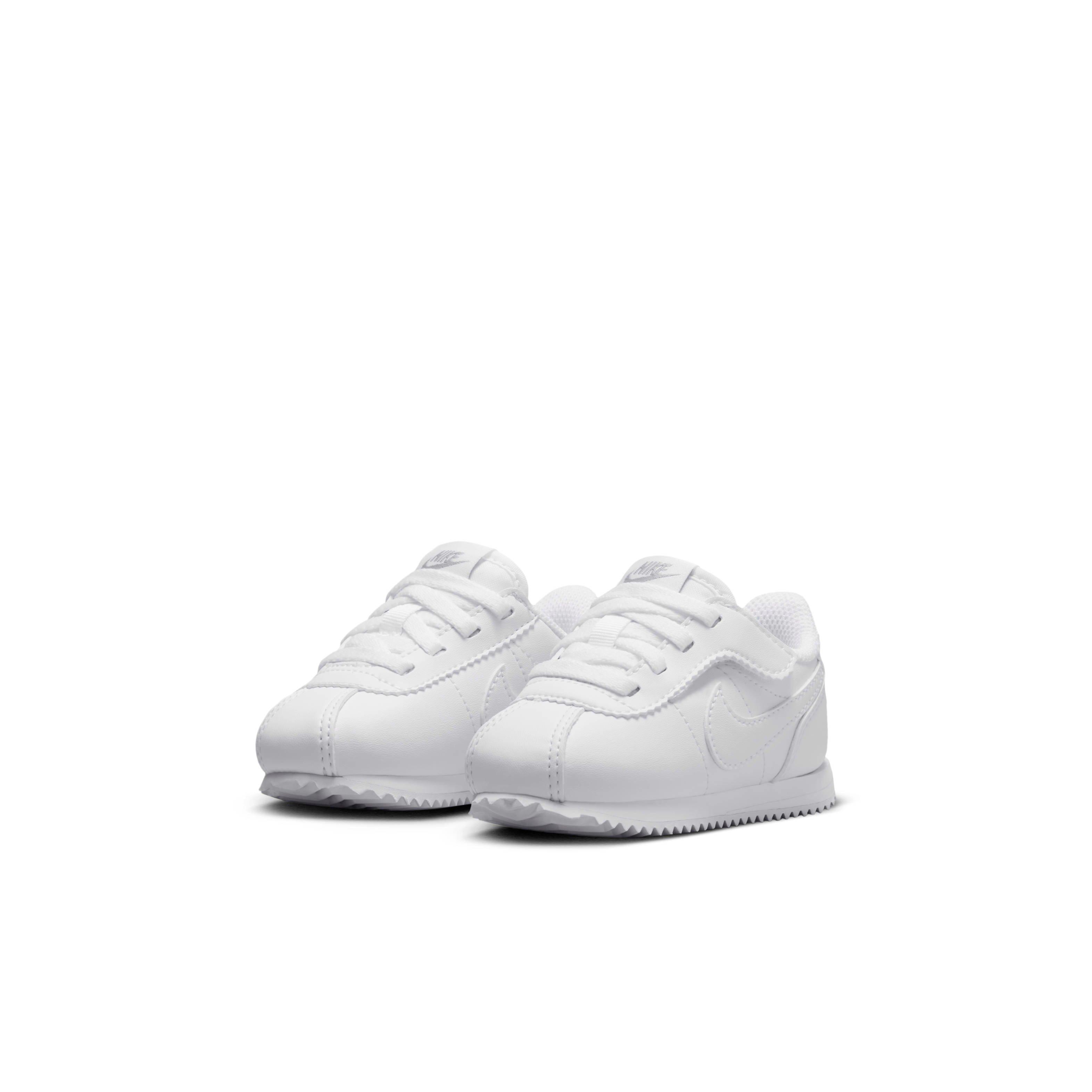 Nike Cortez EasyOn Infant Boys' "White/Wolf Grey/White" Shoe