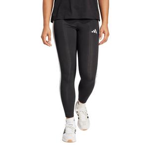 adidas Women's Essentials 3-Stripes Cotton Leggings-Black