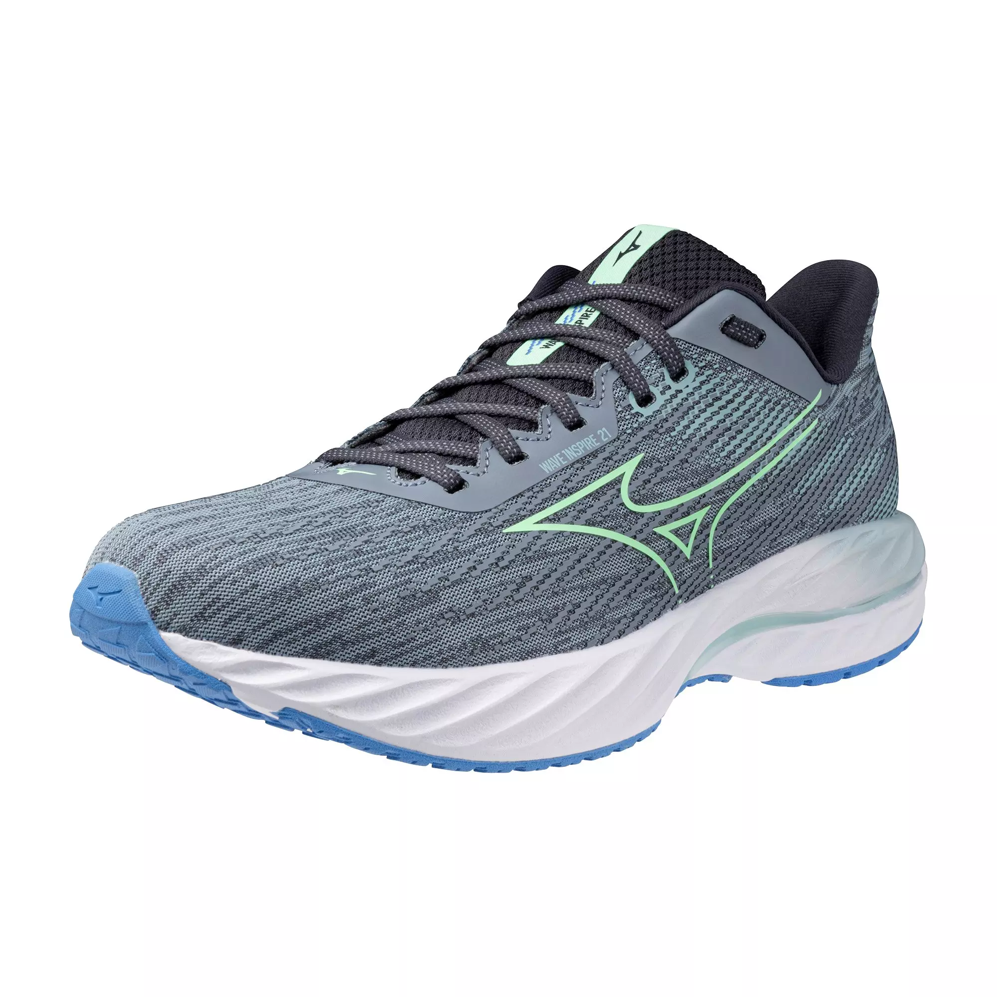 Mizuno Wave Inspire 21 "Tradewinds/Neo Mint" Men's Running Shoe - TRADEWINDS/MINT