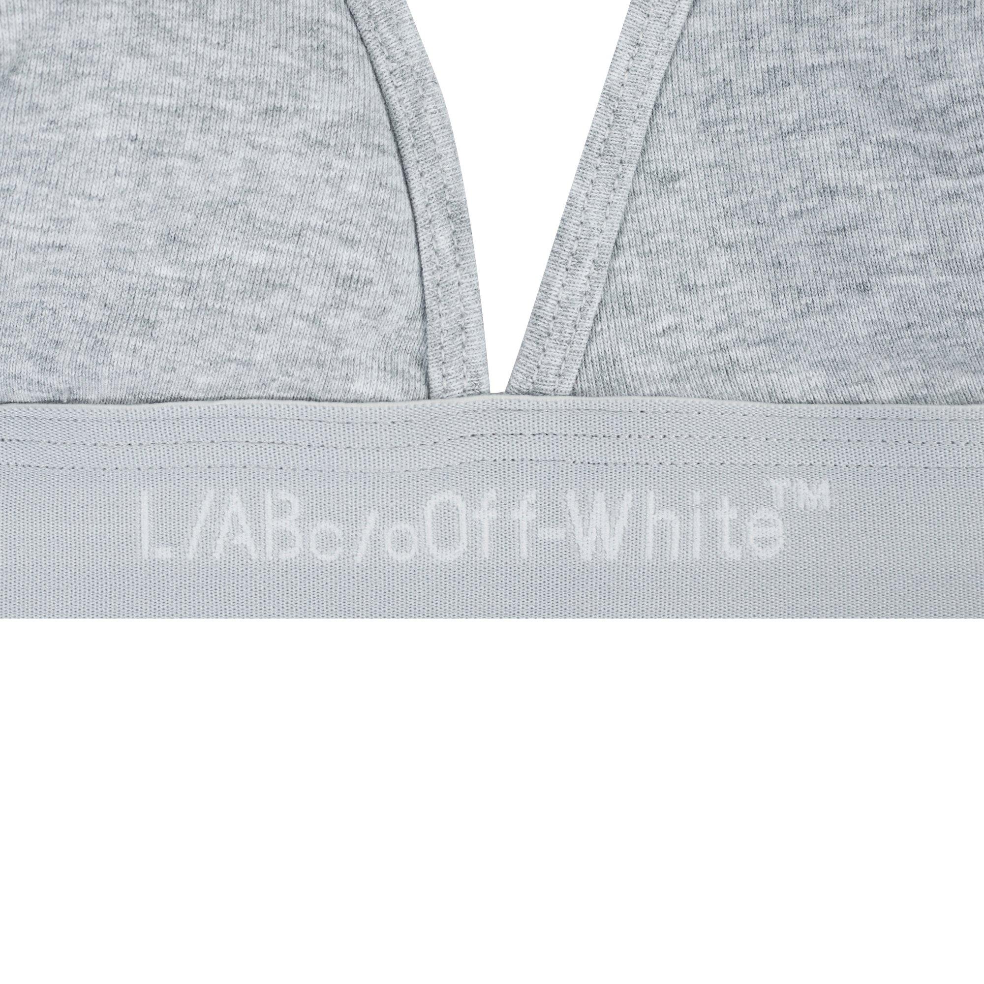 L/AB c/o Off-White Women&rsquo;s Curved Plunge V Bra - Grey - GREY
