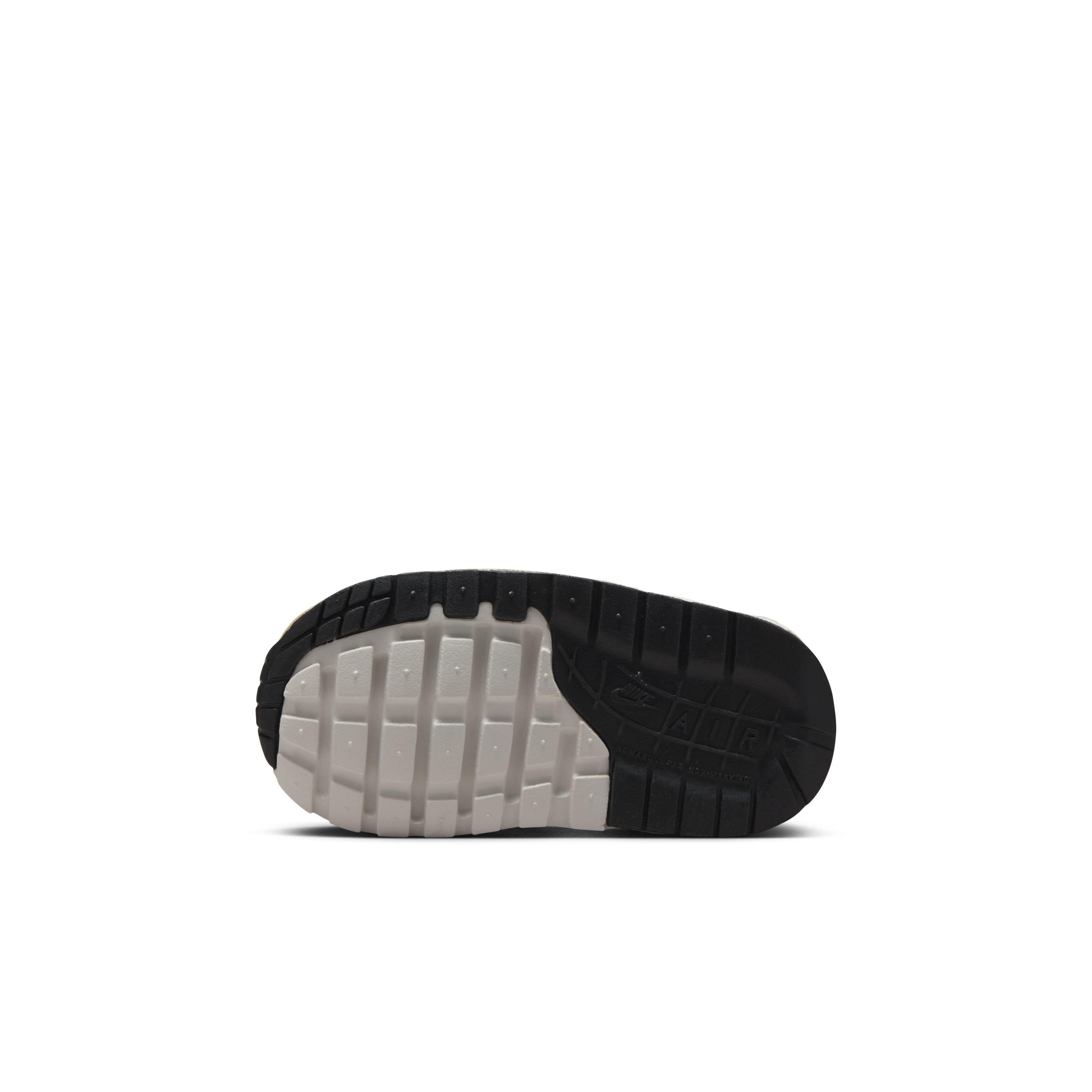 Nike Air Max 1 EasyOn Infant Boys' "Phantom/Light Orewood Brown/Black/Khaki" Shoe