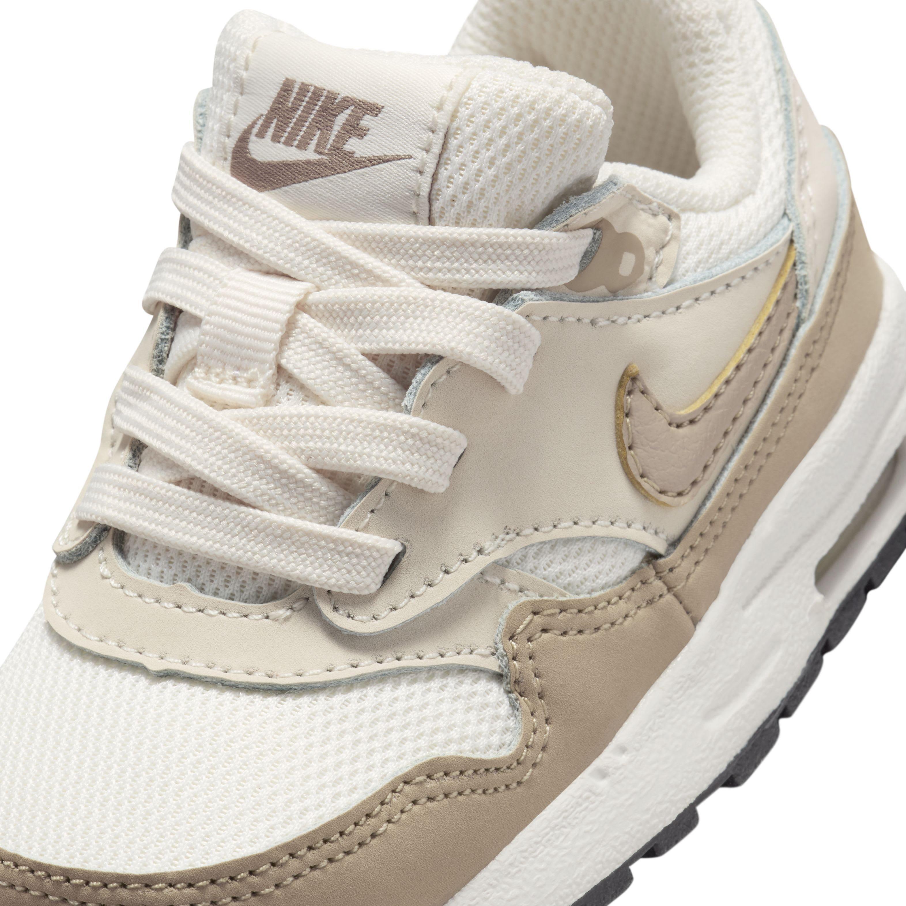 Nike Air Max 1 EasyOn Infant Boys' "Phantom/Light Orewood Brown/Black/Khaki" Shoe