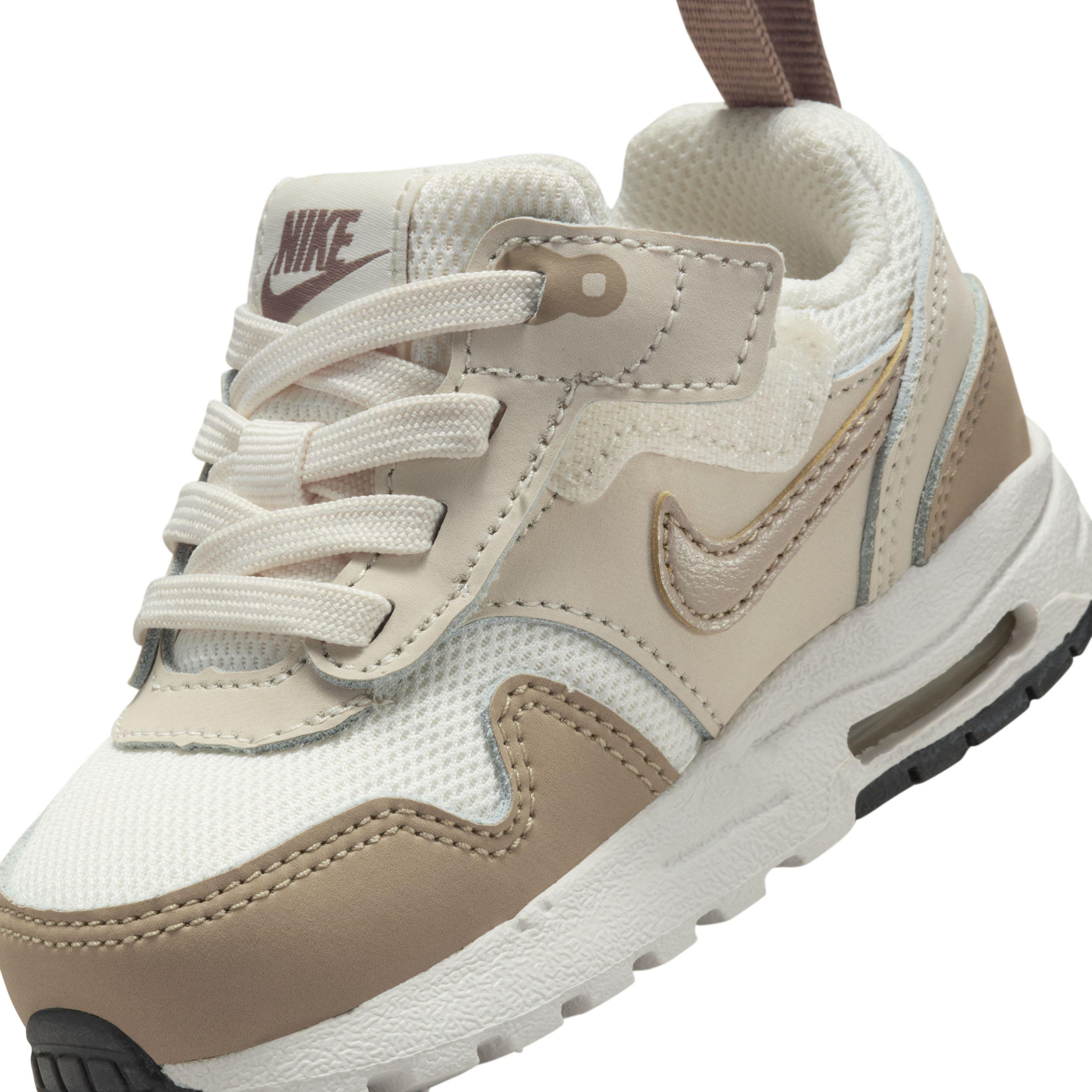 Nike Air Max 1 EasyOn Infant Boys' "Phantom/Light Orewood Brown/Black/Khaki" Shoe