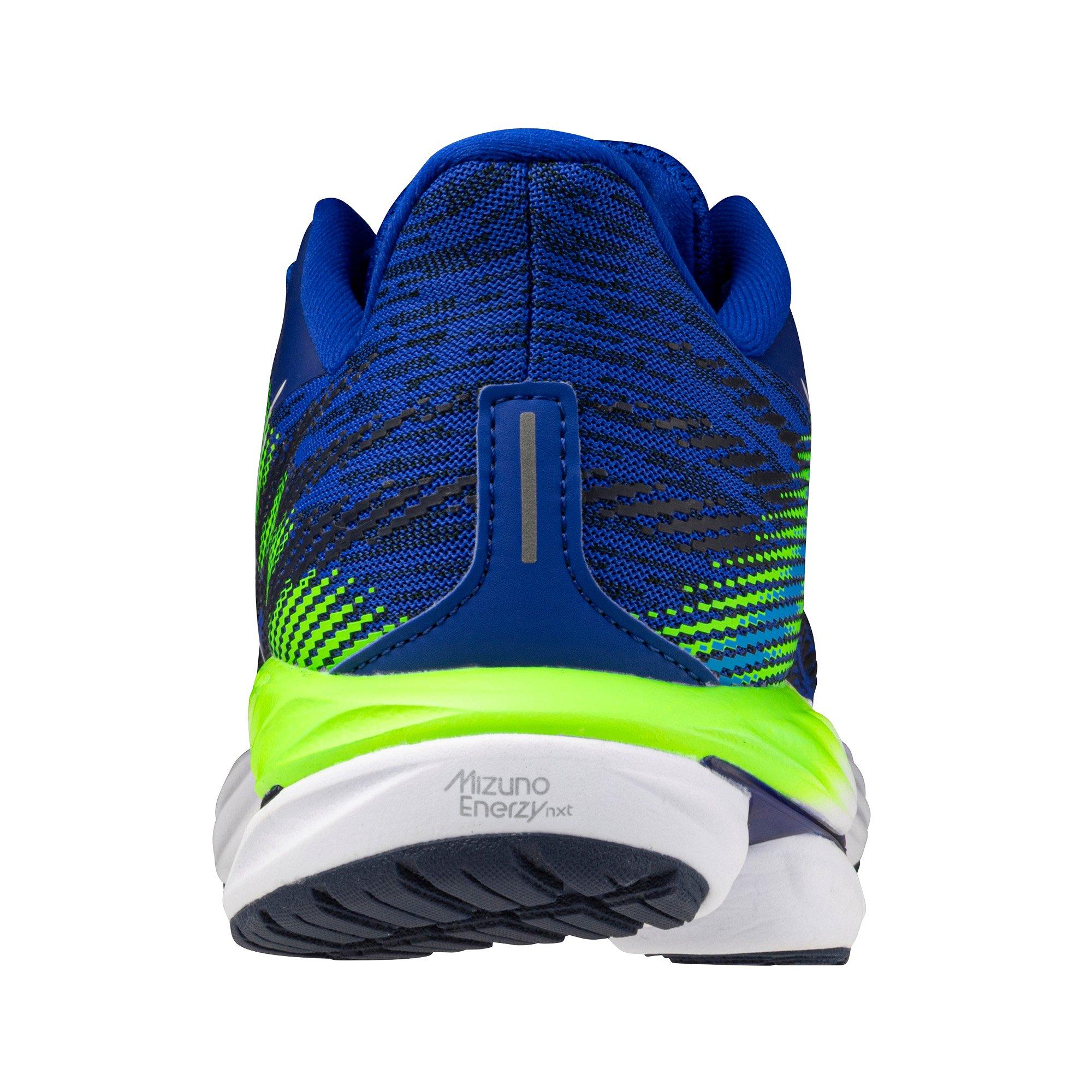 Mizuno Wave Inspire 21 "Reflex Blue/White" Men's Running Shoe - BLUE/WHITE Thumbnail View 8