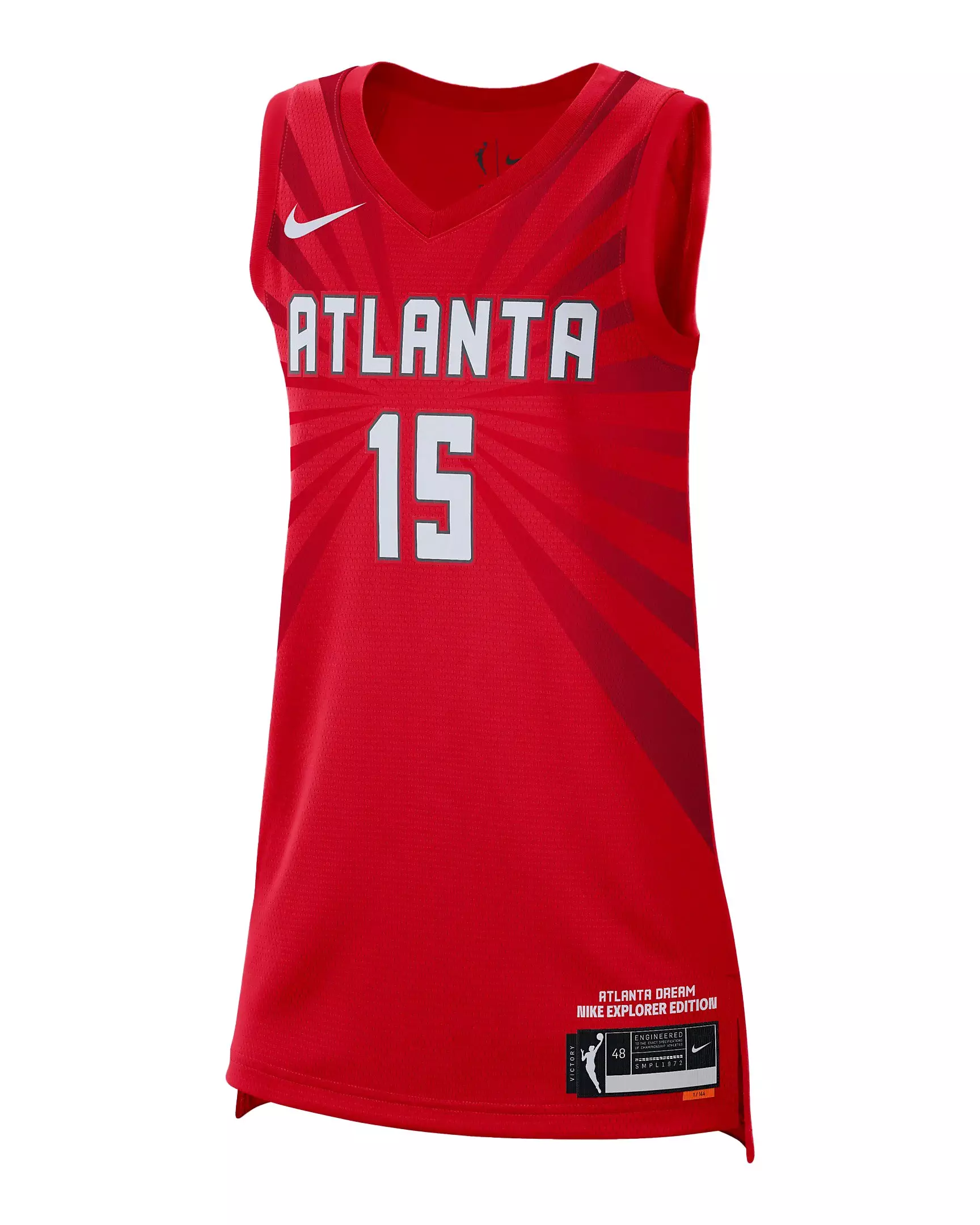Nike Women's WNBA Atlanta Dream Explorer Edition Victory Jersey-Red - RED