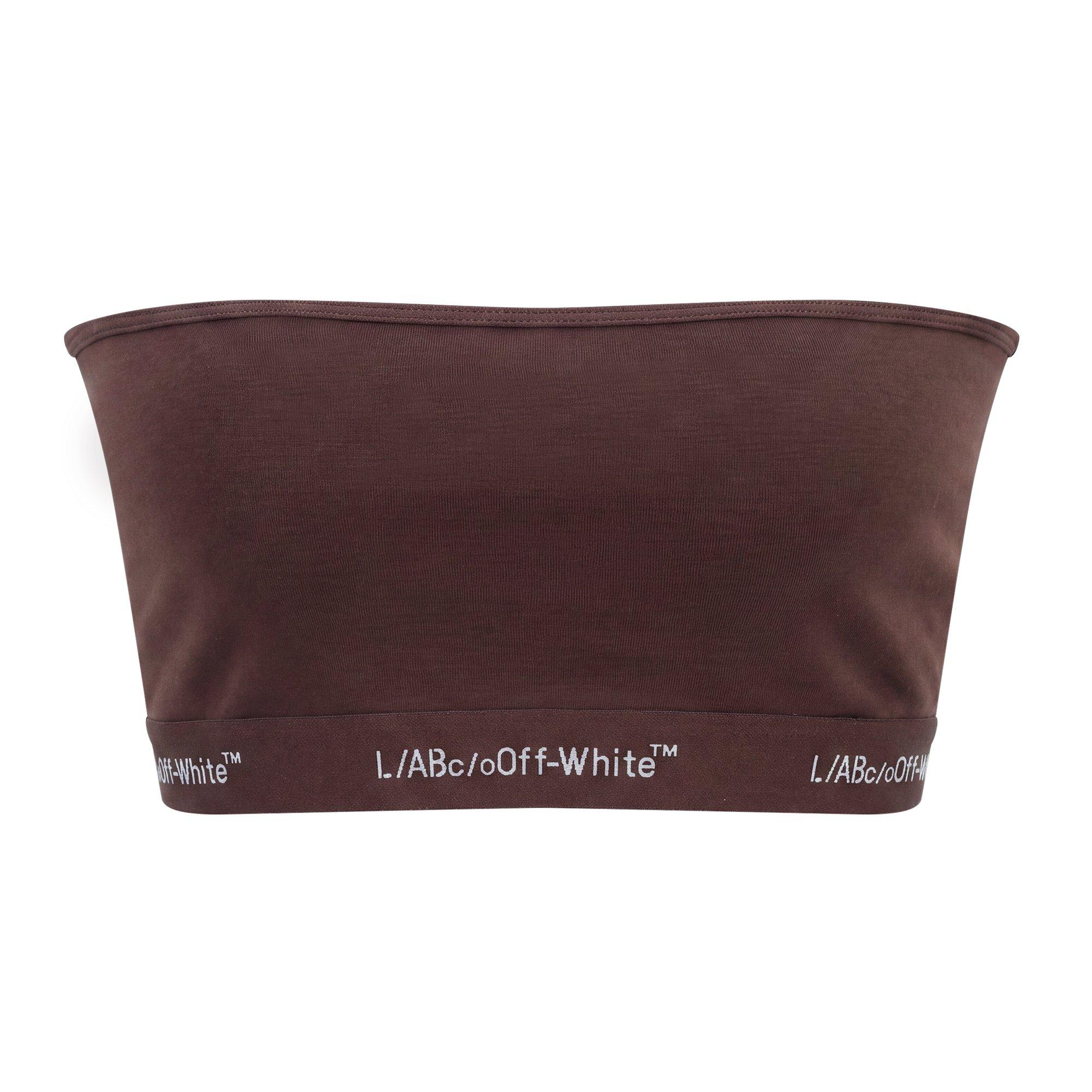 L/AB c/o Off-White Women&rsquo;s Strapless Bandeau Bra - Brown - BROWN