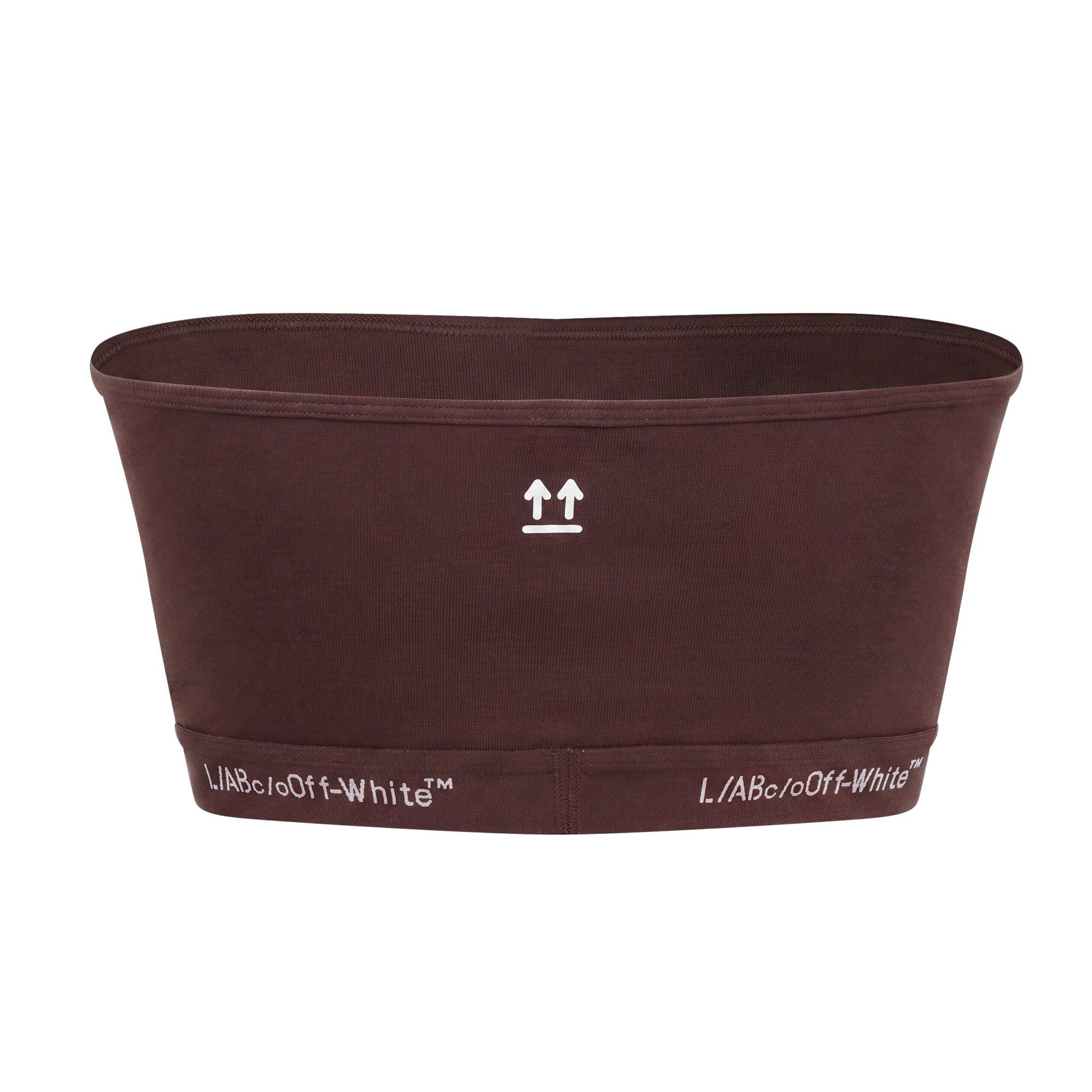 L/AB c/o Off-White Women&rsquo;s Strapless Bandeau Bra - Brown - BROWN