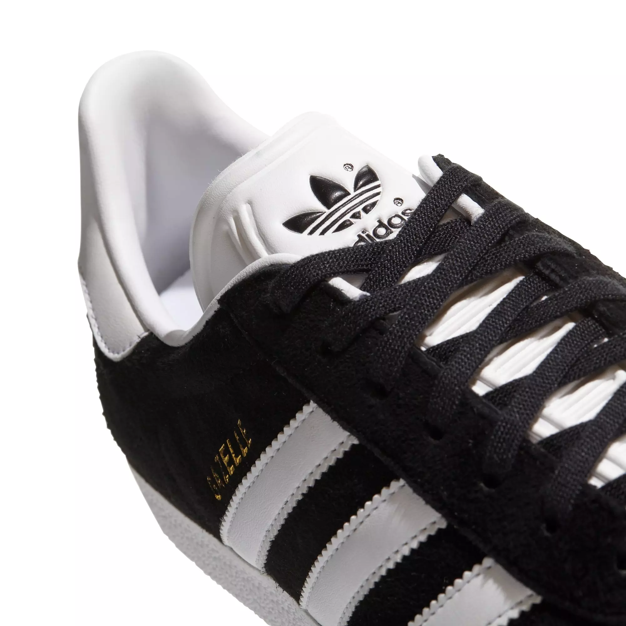 adidas Originals Gazelle "Core Black" Grade School Girls' Shoe - BLACK/GOLD