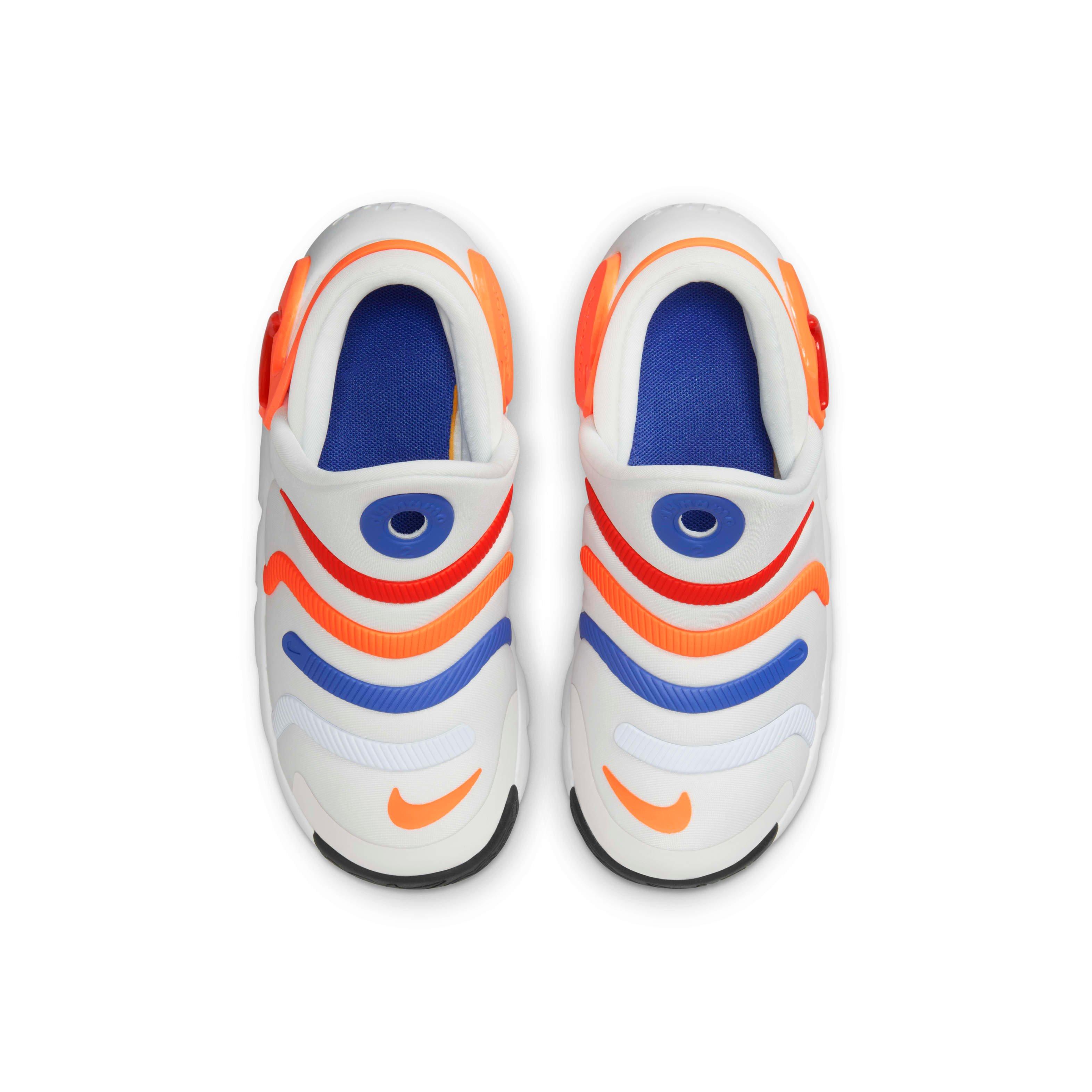 Nike Dynamo 2 EasyOn "Summit White/Total Orange/Astronomy Blue/Team Orange" Preschool Boys' Shoe - WHITE/ORANGE/BLUE/ORANGE Thumbnail View 4