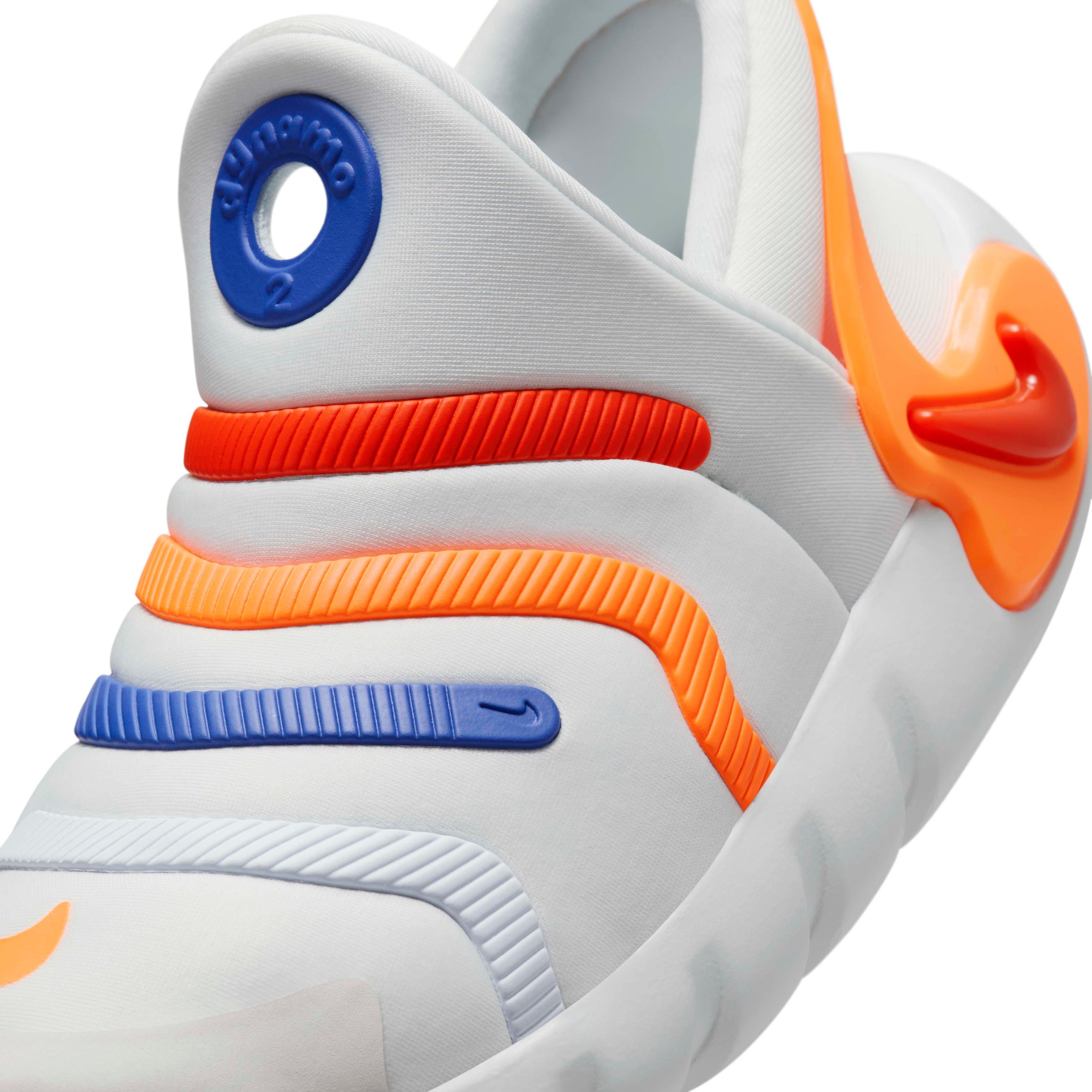 Nike Dynamo 2 EasyOn "Summit White/Total Orange/Astronomy Blue/Team Orange" Preschool Boys' Shoe - WHITE/ORANGE/BLUE/ORANGE Thumbnail View 7