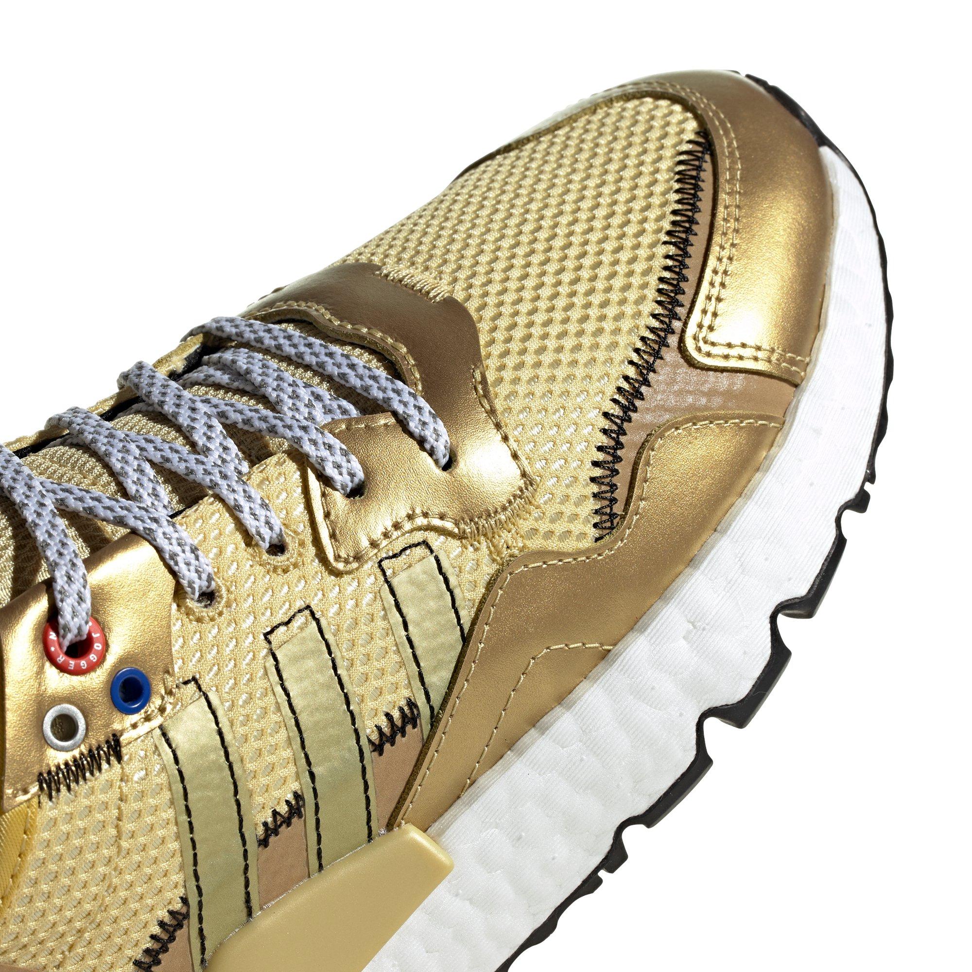 adidas nite jogger gold metallic