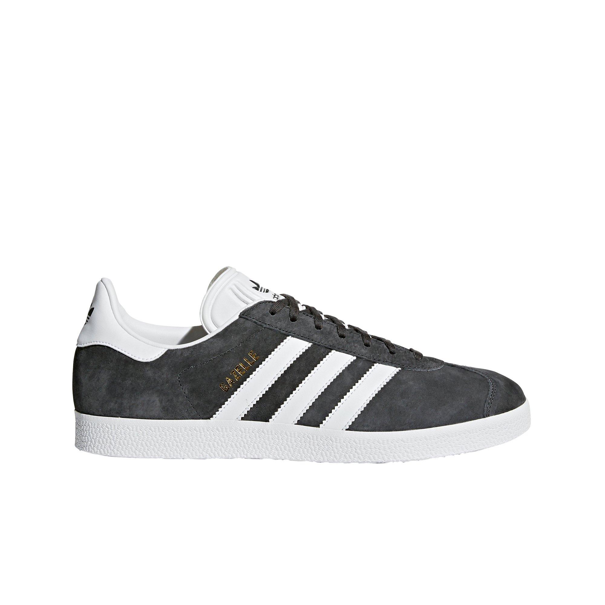 adidas Originals Gazelle "Solid Grey" Grade School Girls' Shoe - GREY/WHITE