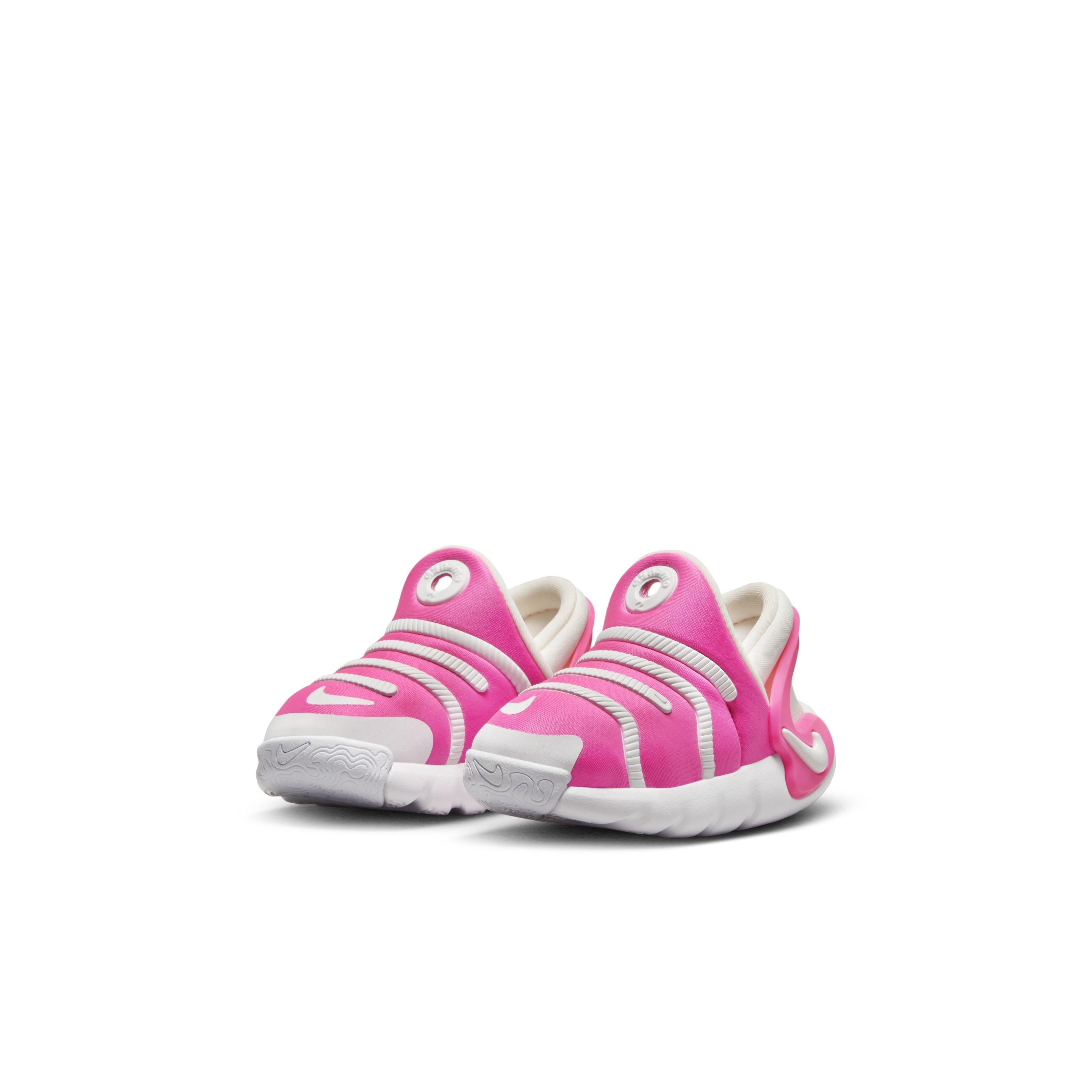 Nike Dynamo 2 EasyOn Infant Girls' "Laser Fuchsia/White/Summit White" Shoe