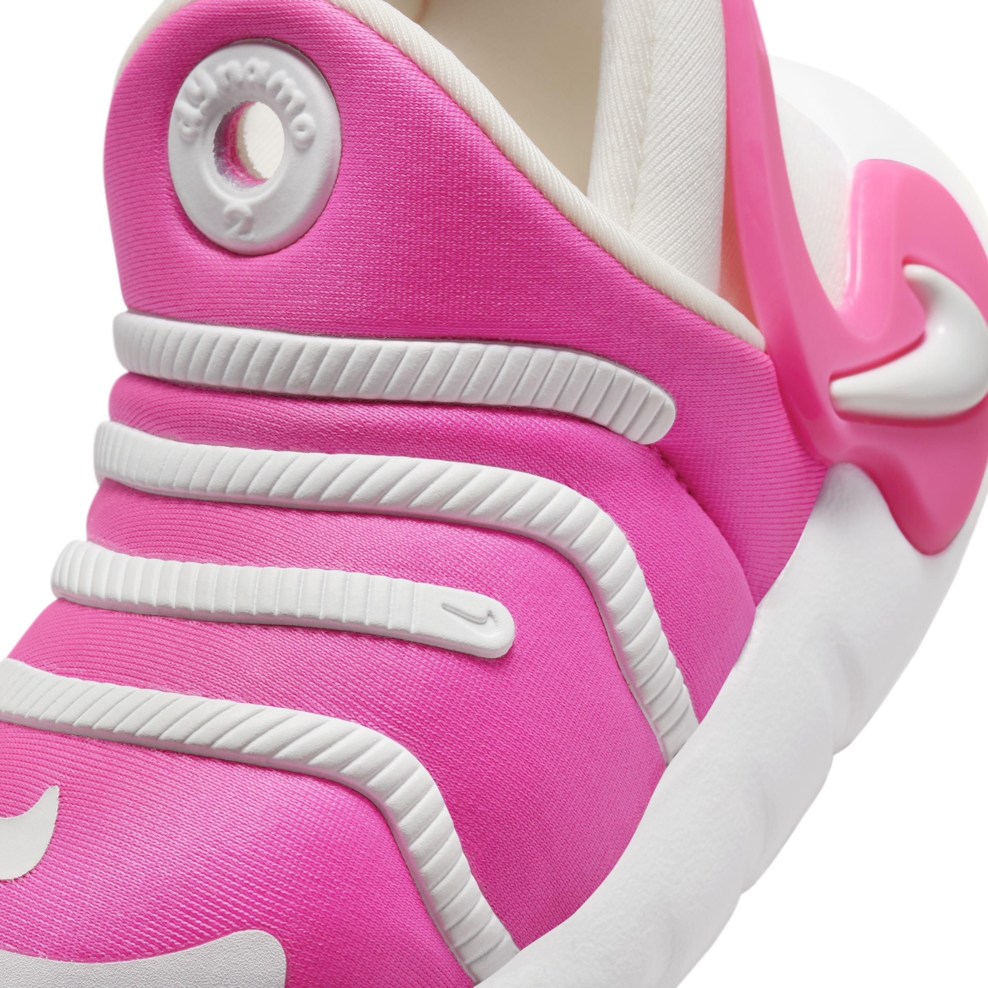 Nike Dynamo 2 EasyOn Infant Girls' "Laser Fuchsia/White/Summit White" Shoe