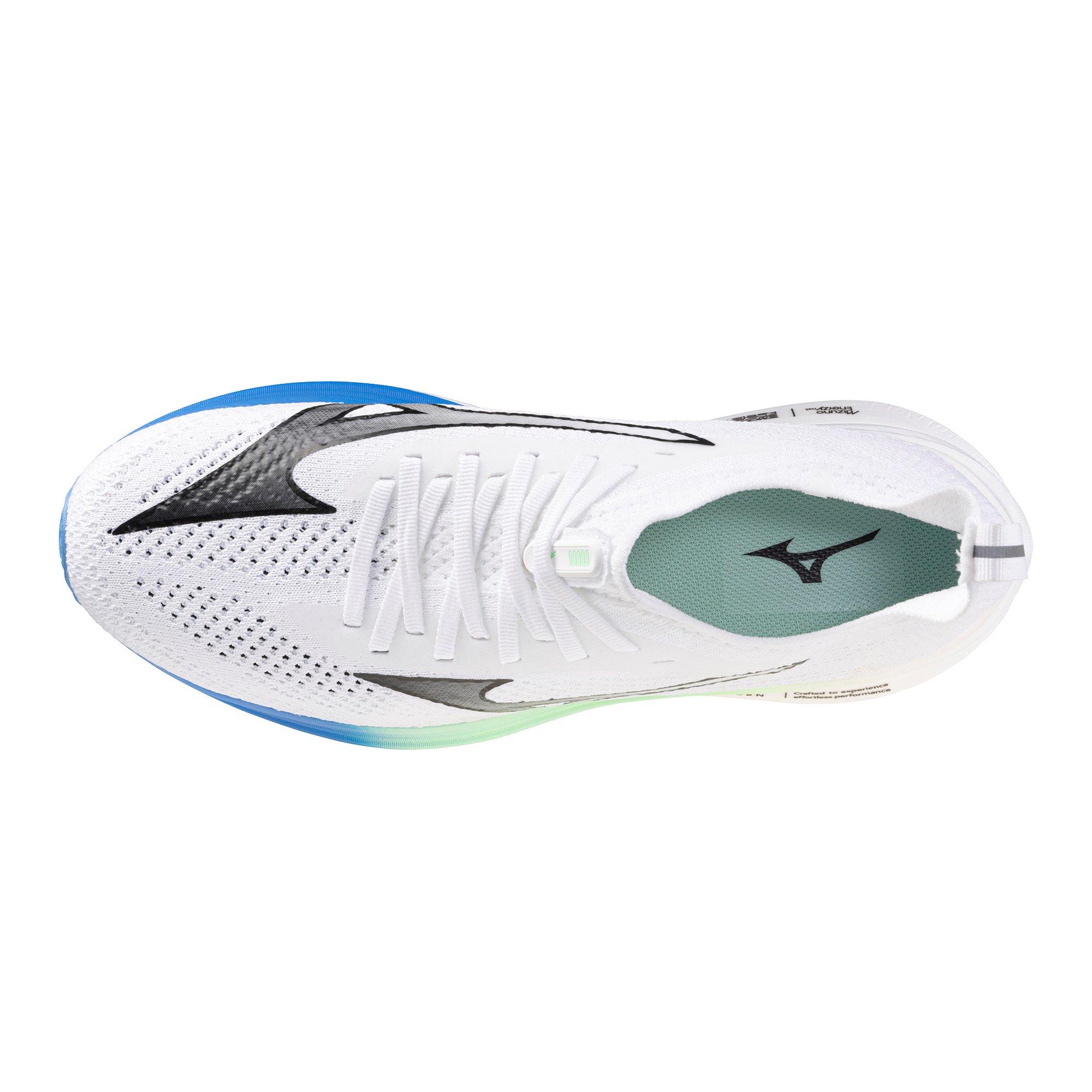 Mizuno Neo Zen "White/Frontier Blue" Men's Running Shoe - WHITE/BLUE Thumbnail View 6