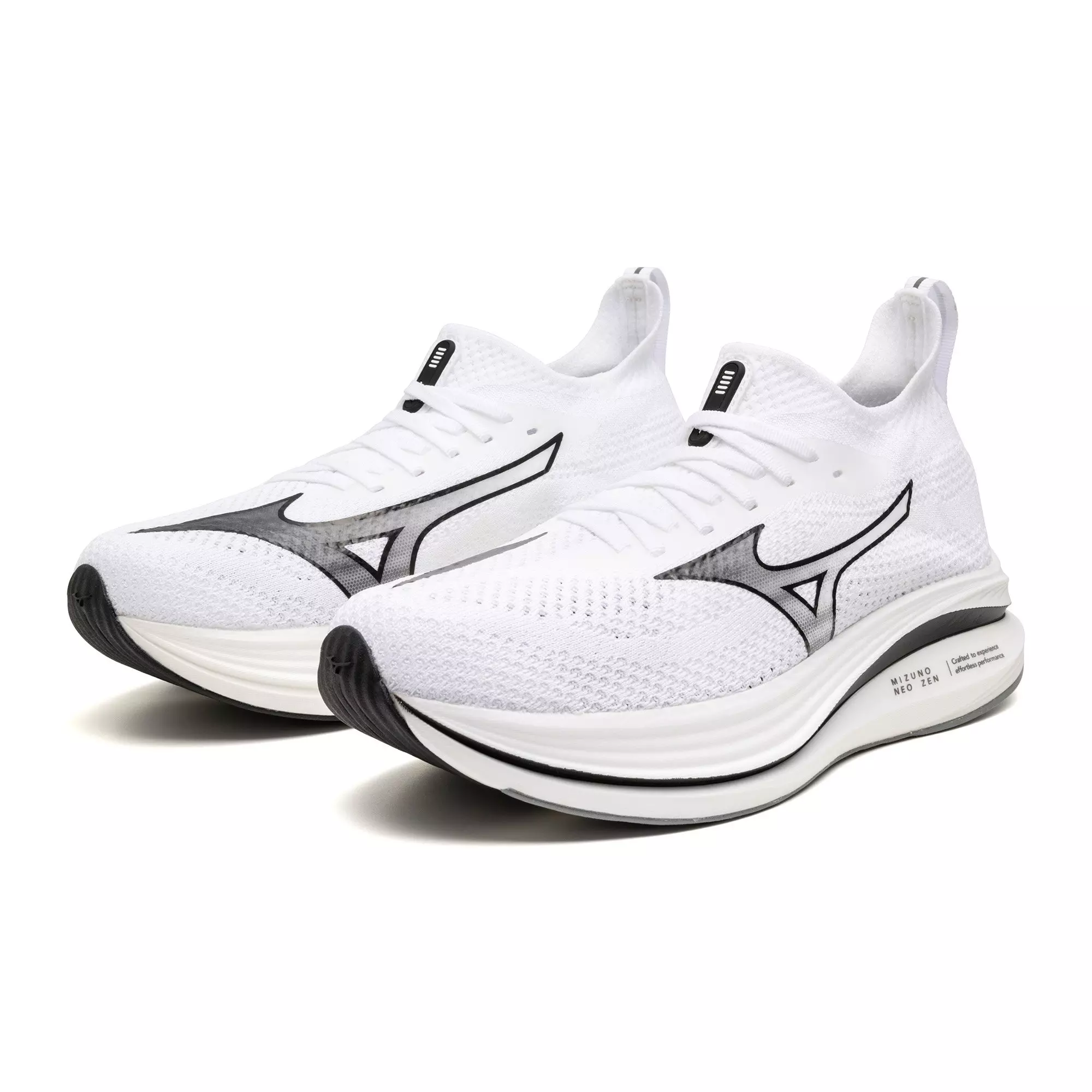 Mizuno Neo Zen "White/Black" Men's Running Shoe - WHITE/BLACK