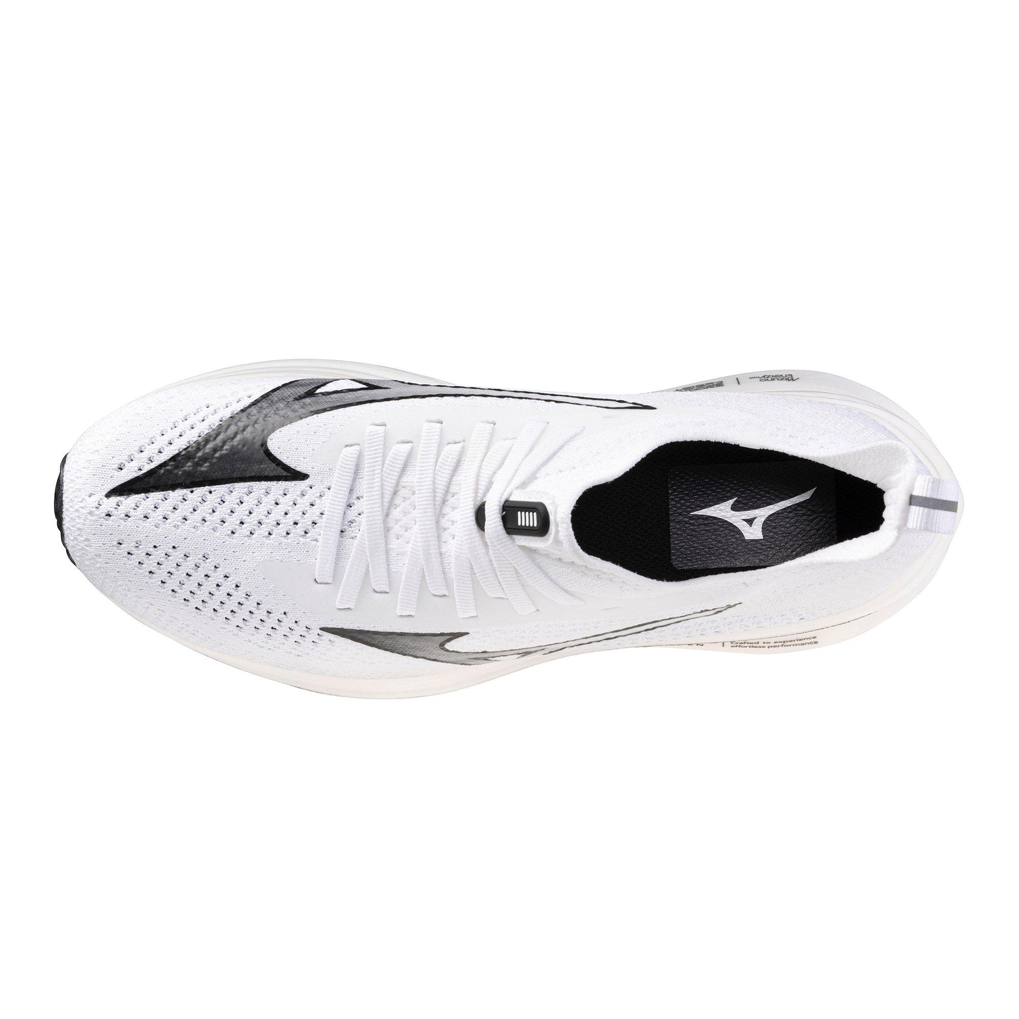 Mizuno Neo Zen "White/Black" Men's Running Shoe - WHITE/BLACK Thumbnail View 6