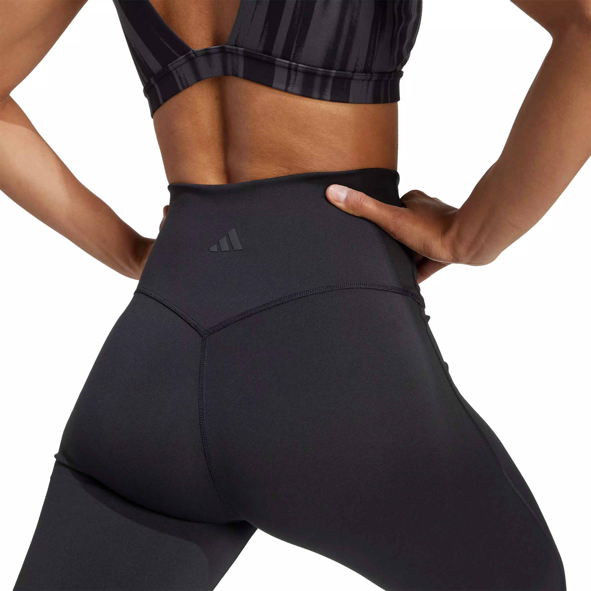 adidas Women's All Me Sculpt 7/8 Leggings-Black - BLACK