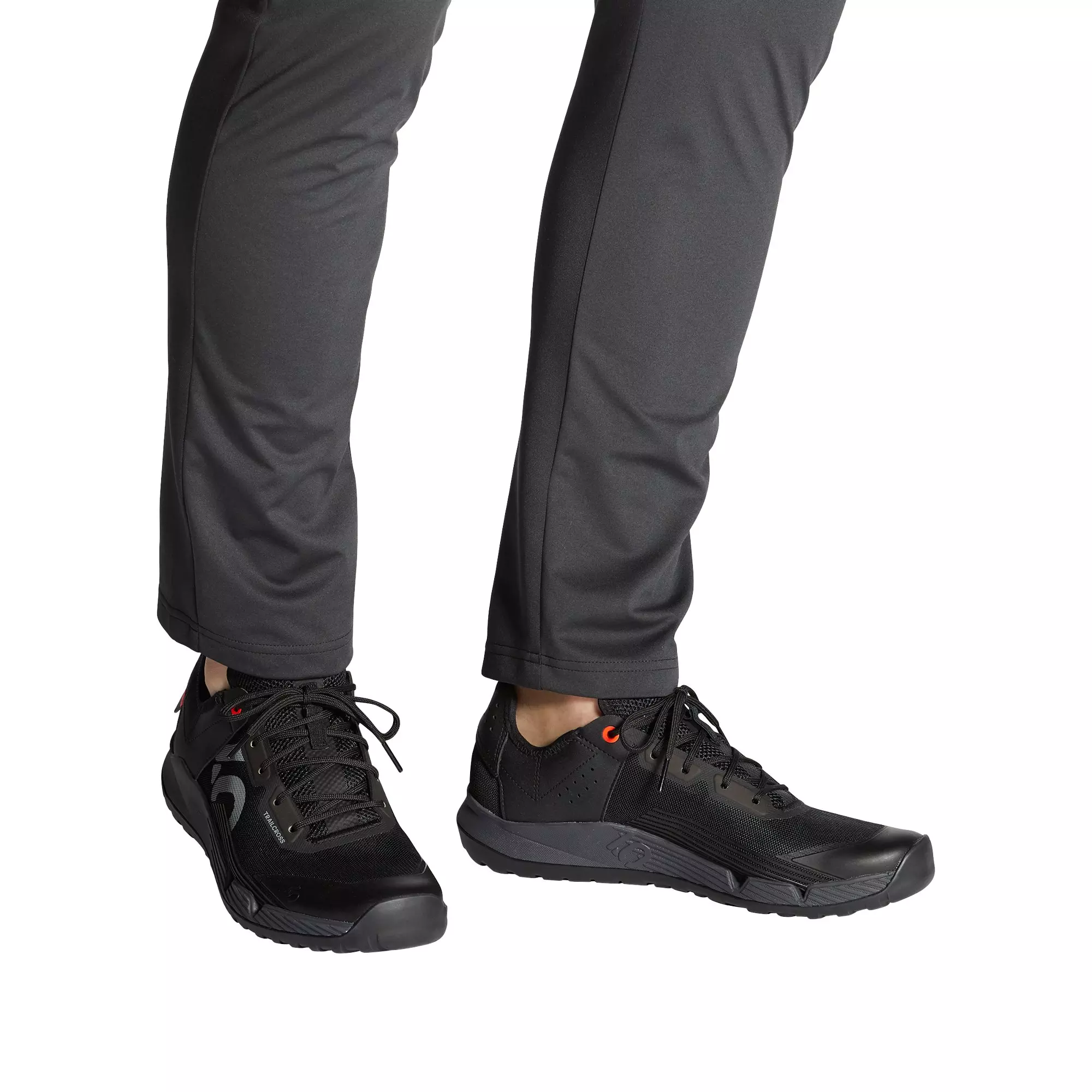 adidas Five Ten Trailcross LT "Black/Grey/Red" Men's Mountain Bike Shoe - BLACK/GREY/RED