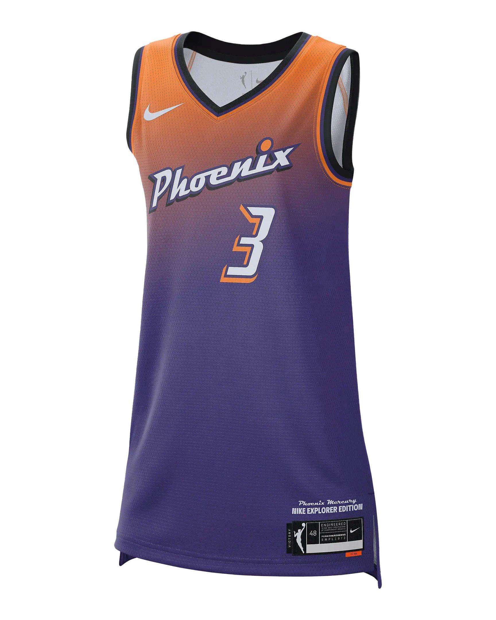 Nike WNBA Phoenix Mercury V Neck Women's Jersey Purple