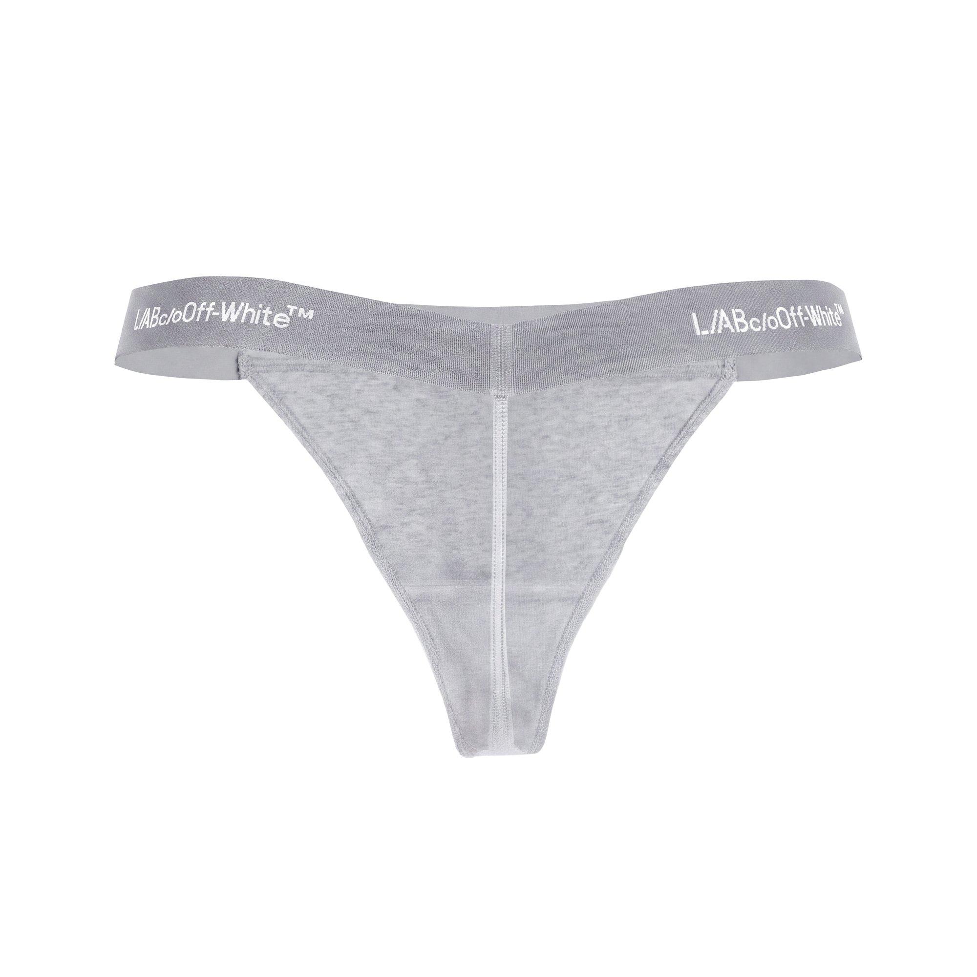 L/AB c/o Off-White Women&rsquo;s Horizontal Waistband V-String - Grey - GREY