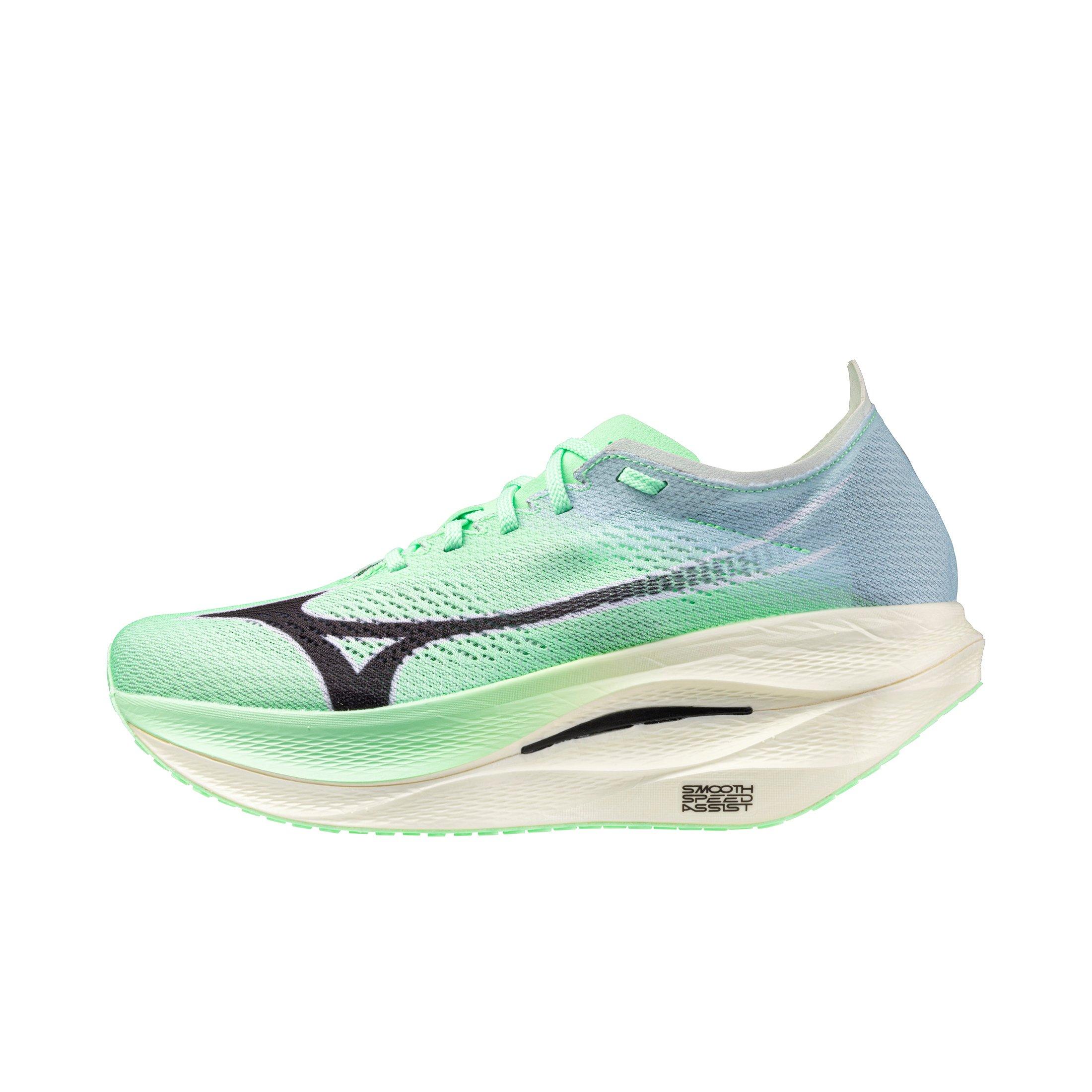 Mizuno Wave Rebellion Pro 3 "Neo Mint/Black" Unisex Running Shoe - MINT/BLACK Thumbnail View 2