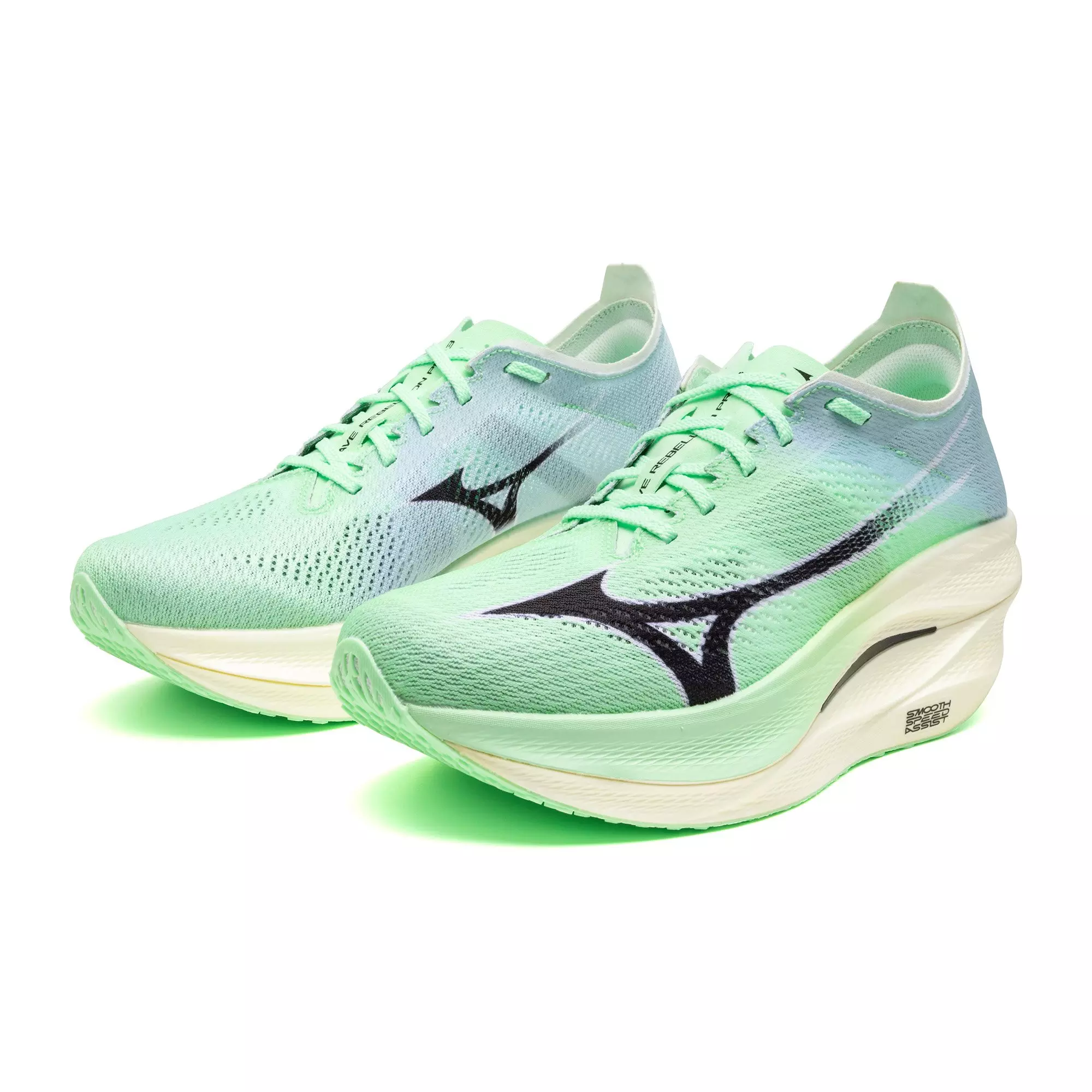 Mizuno Wave Rebellion Pro 3 "Neo Mint/Black" Unisex Running Shoe - MINT/BLACK