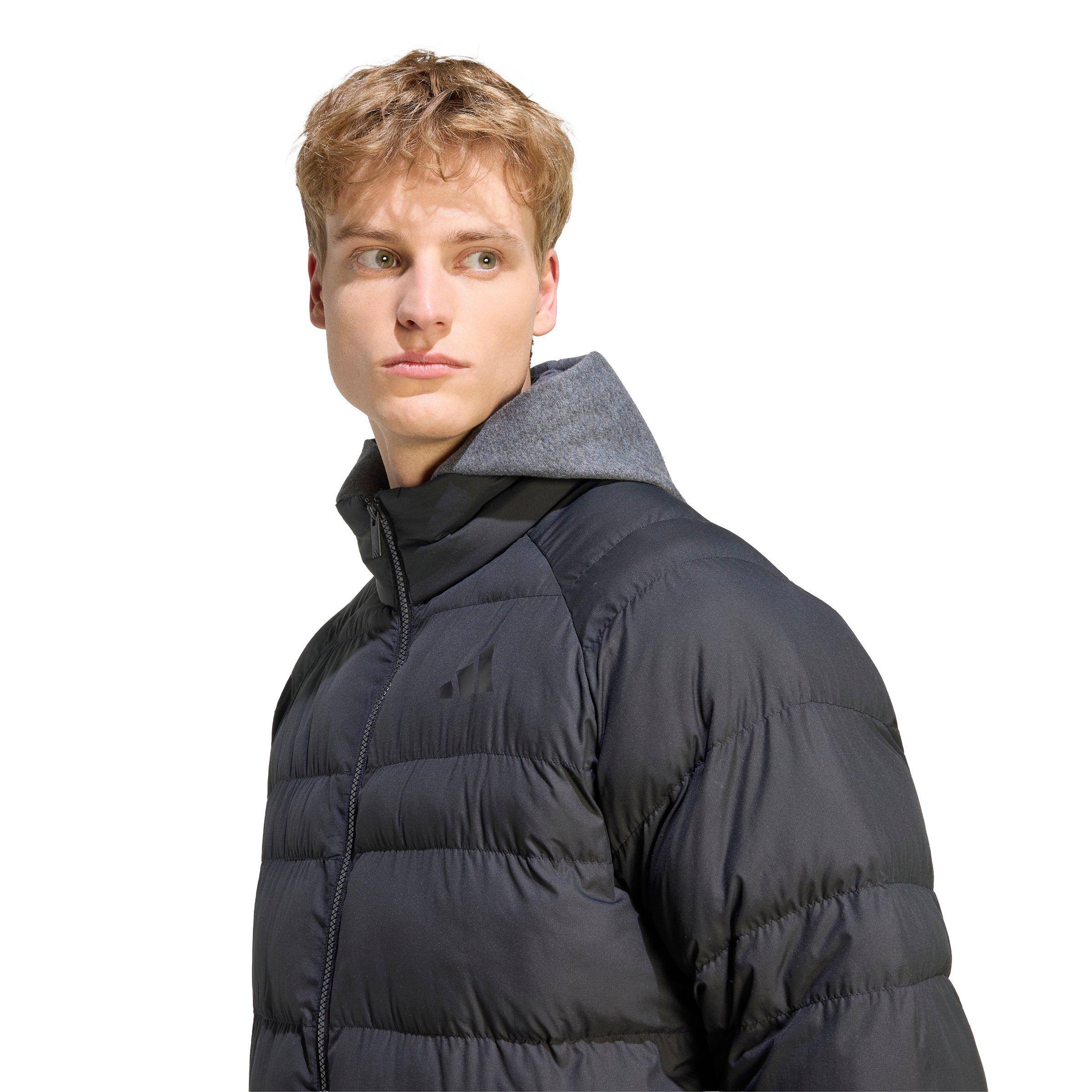 adidas Men's Essentials Packable Insulated Jacket - Black - BLACK