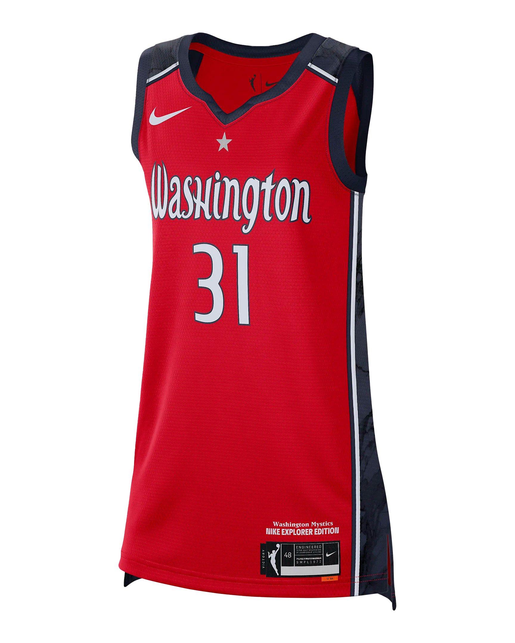 Nike Women's Washington Mystics Dream Explorer Edition Victory Jersey-Red -  Hibbett