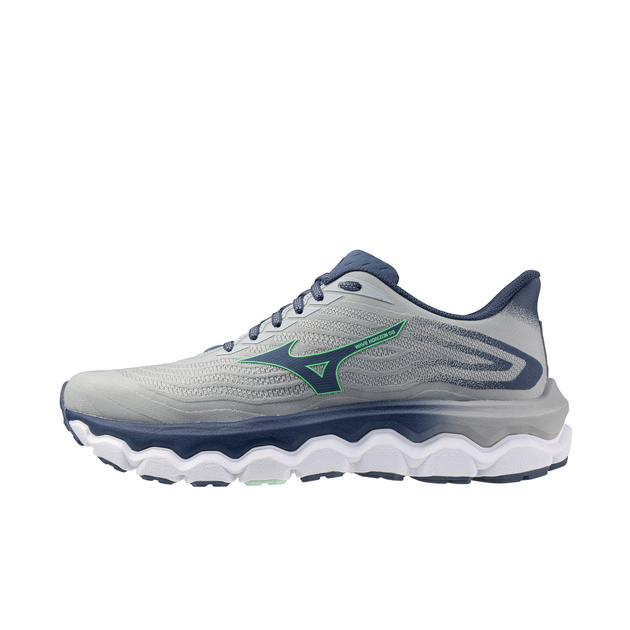 Mizuno Wave Horizon 8 "Pearl Blue/Vintage Indigo" Men's Running Shoe - BLUE/INDIGO Thumbnail View 2