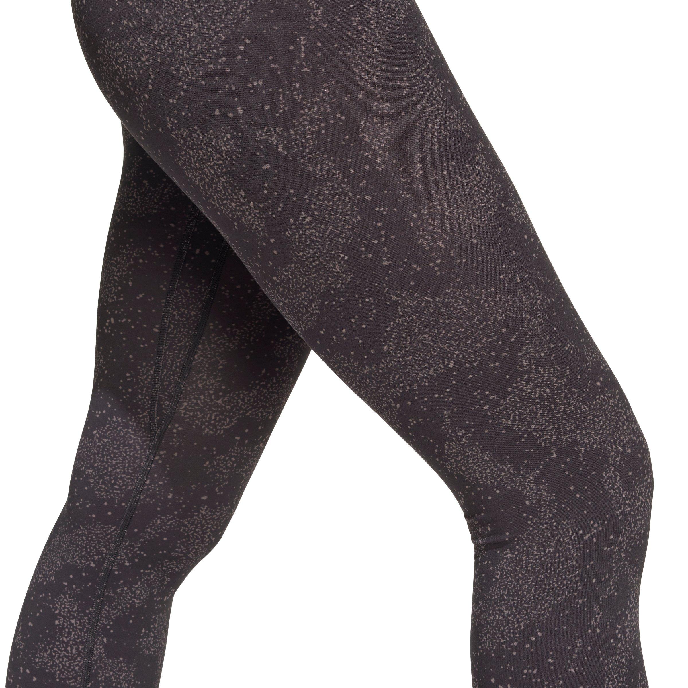 adidas Women's All Me Print 7/8 Leggings - Charcoal - CHARCOAL Thumbnail View 4