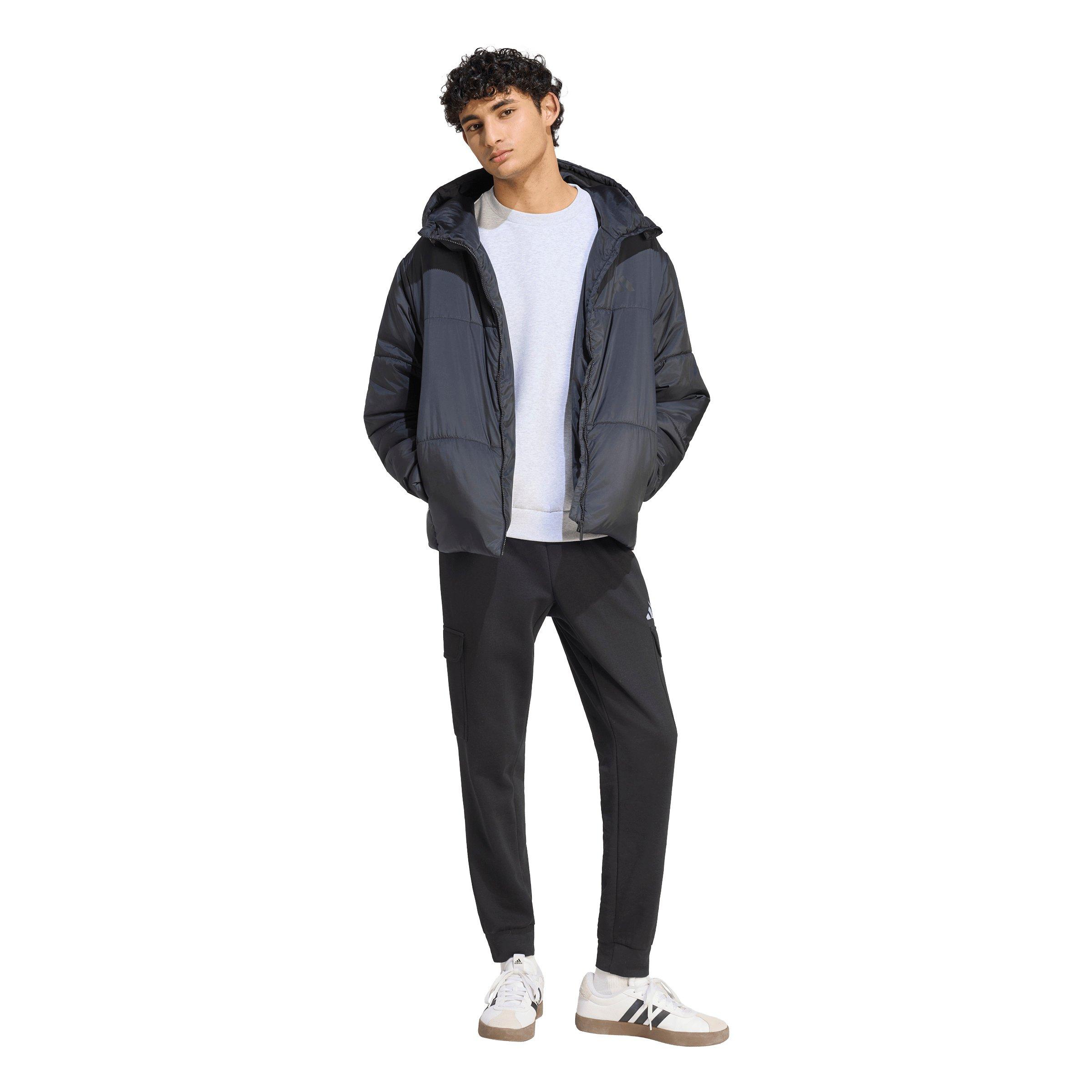adidas Men's Essentials Highloft Insulated Puffer Jacket - Black - BLACK