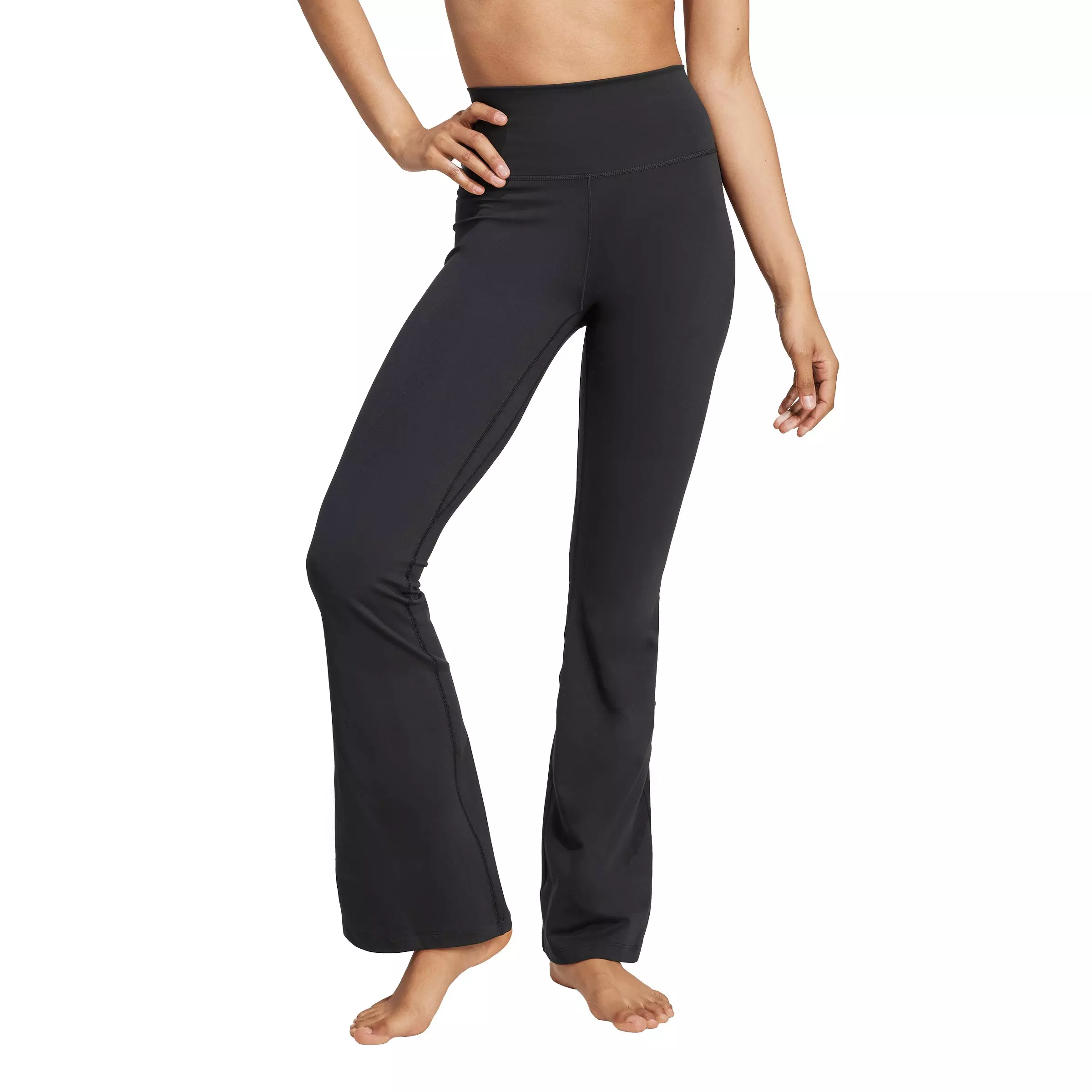 adidas Women's All Me Flare Leggings - Black - BLACK