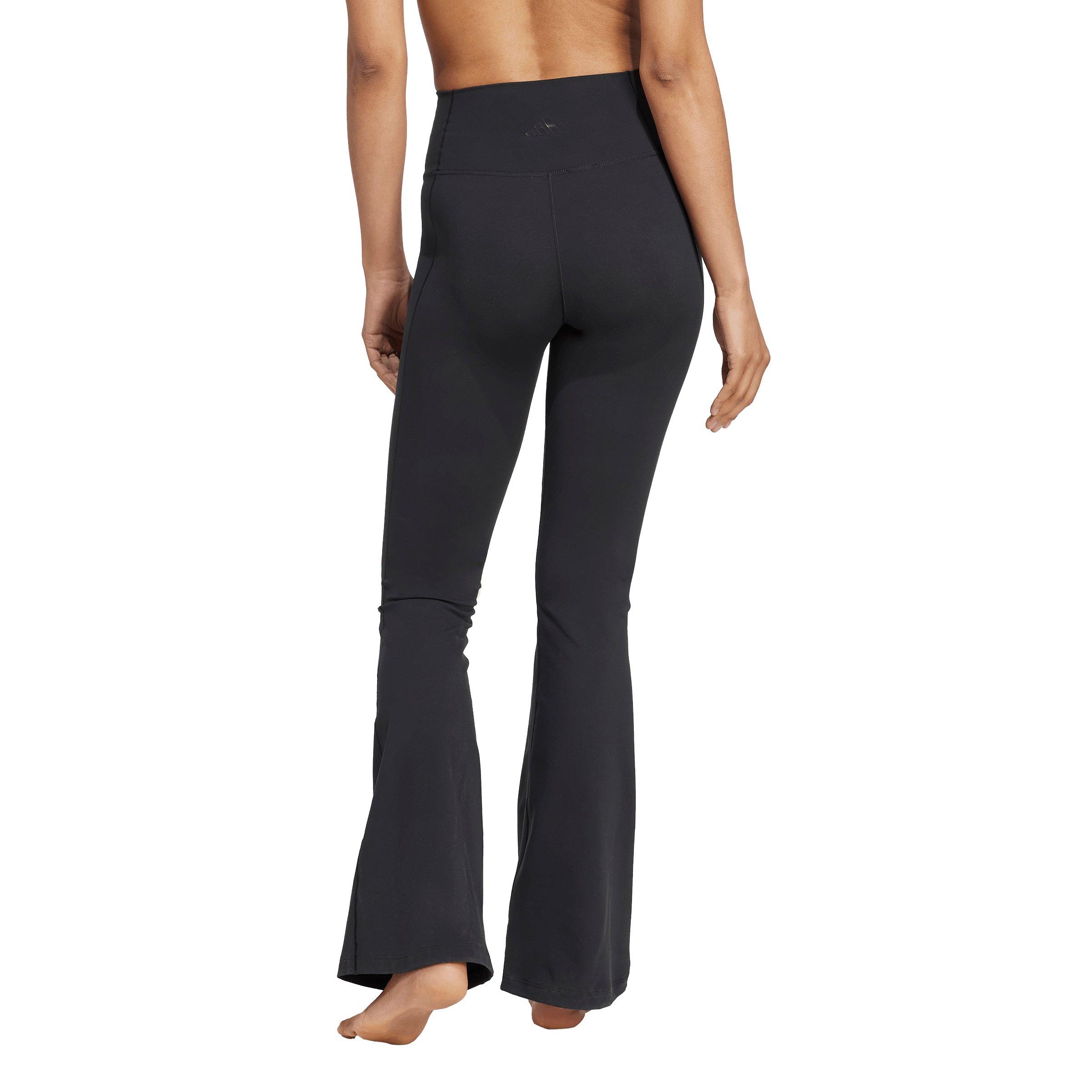 adidas Women's All Me Flare Leggings - Black - BLACK Thumbnail View 2