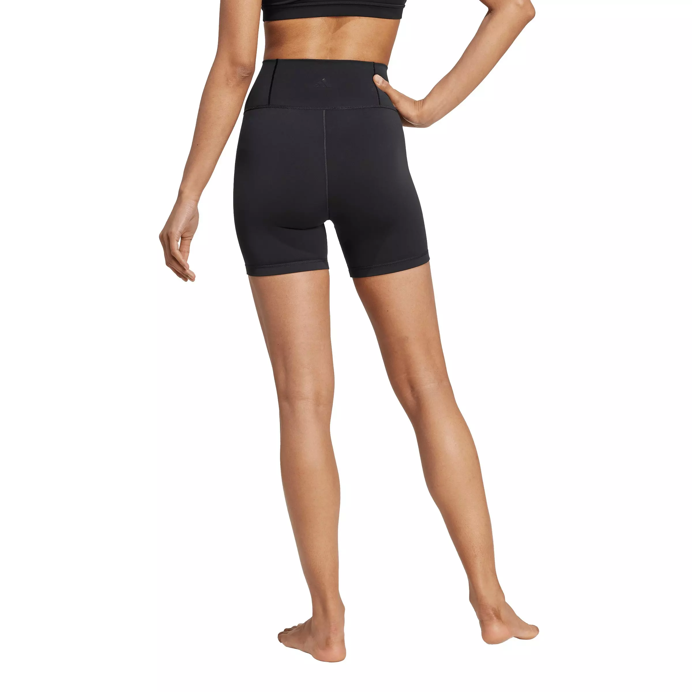 adidas Women's All Me 5-Inch Short Leggings-Black - BLACK