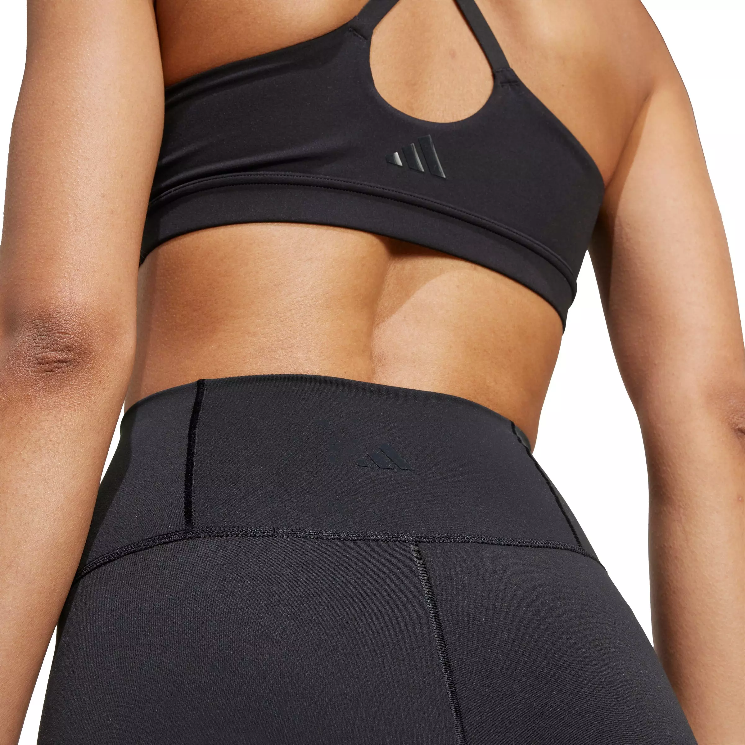 adidas Women's All Me 5-Inch Short Leggings-Black - BLACK