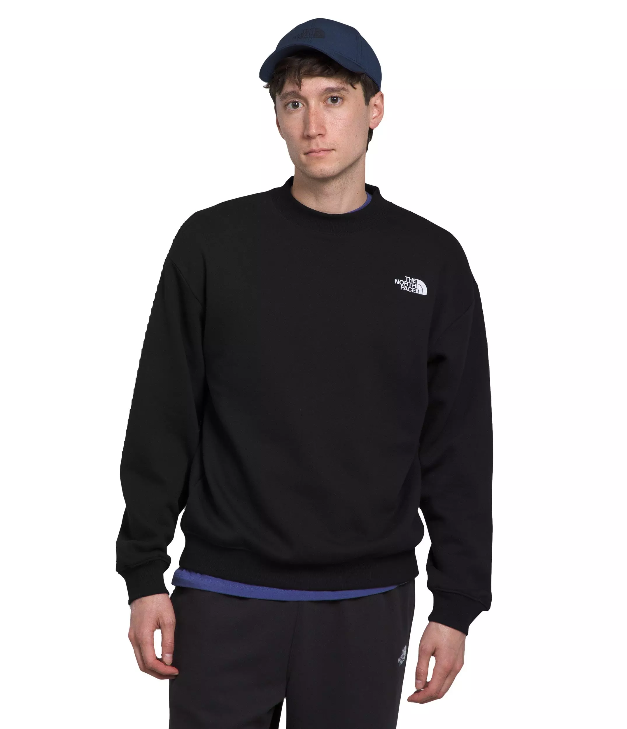 The North Face Men's Evolution Mock Neck Sweatshirt - Black - BLACK