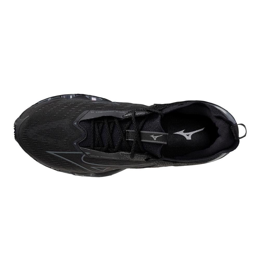 Mizuno Wave Prophecy 14 "Black/Dark Shadow" Men's Running Shoe - BLACK/DK SHADOW Thumbnail View 3