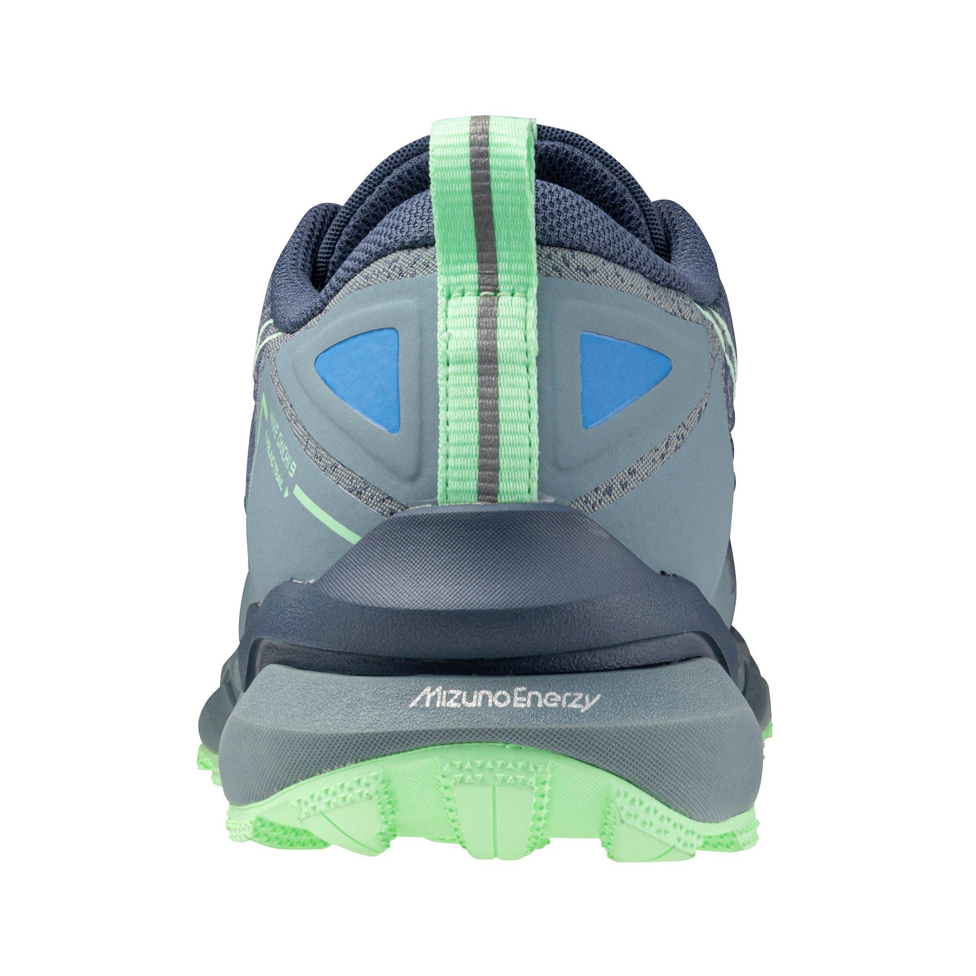 Mizuno Wave Daichi 9 "Vintage Indigo/Neo Mint" Men's Trail Running Shoe - INDIGO/MINT Thumbnail View 5