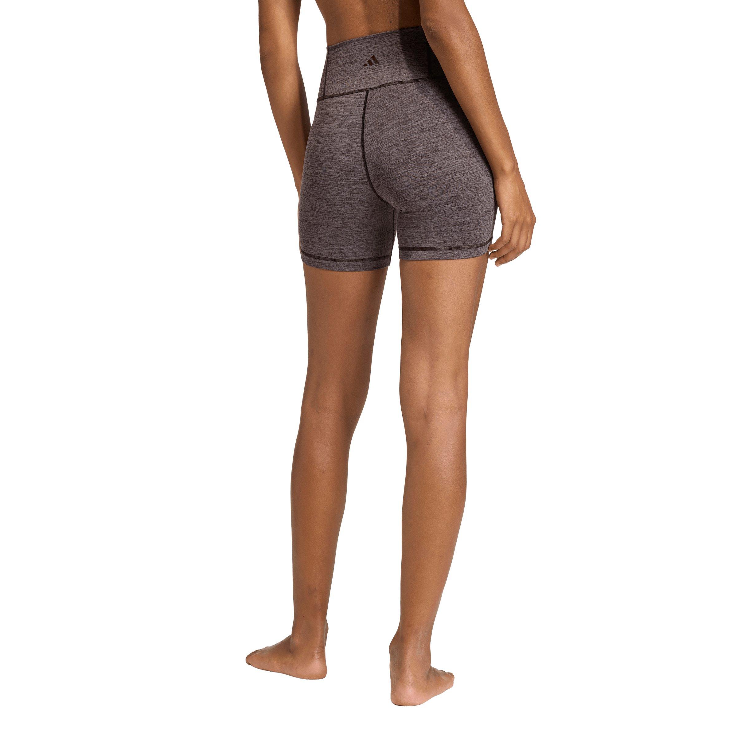 adidas Women's All Me 5-Inch Short Leggings - Brown - BROWN Thumbnail View 2