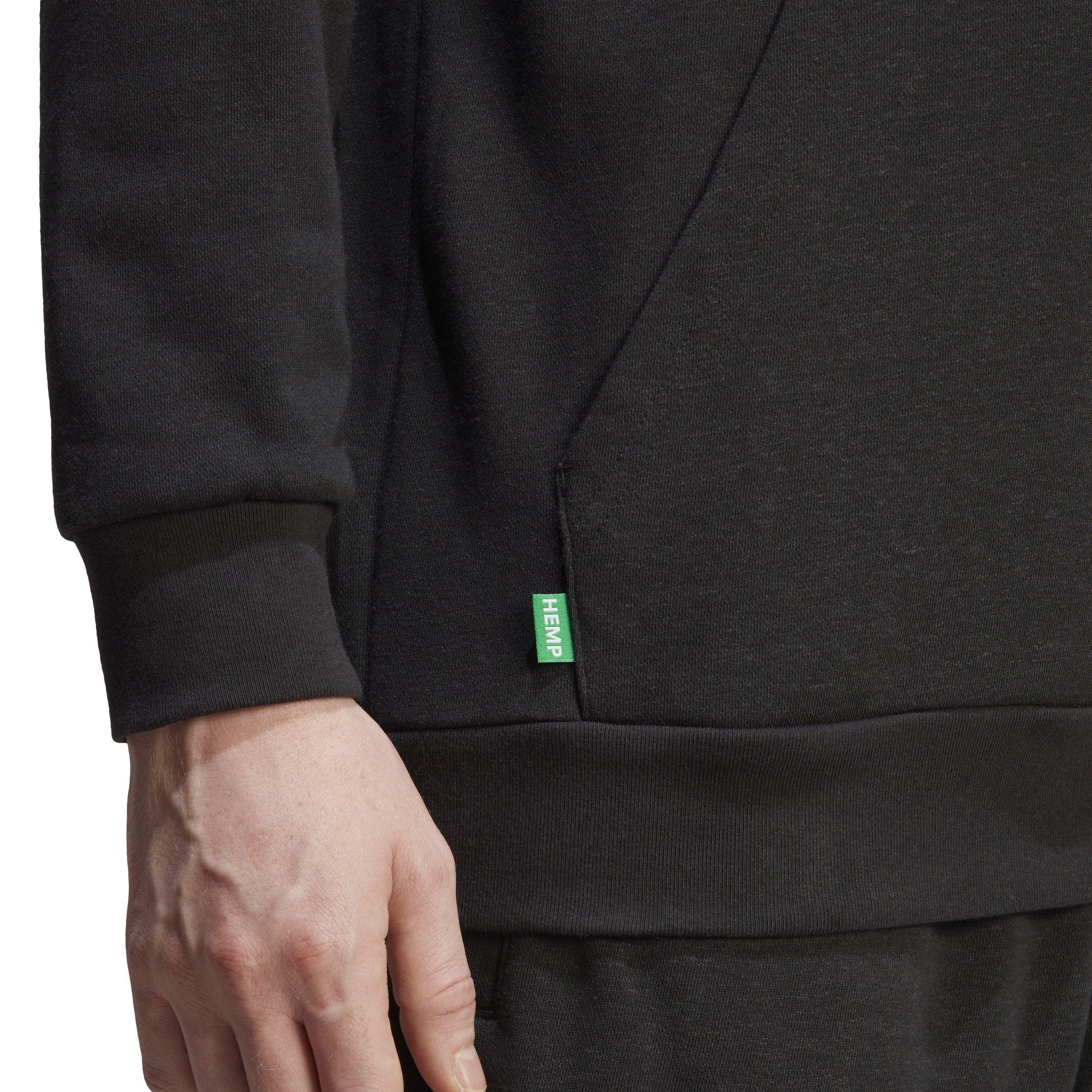 adidas Men's Originals Essentials+ Made With Hemp Hoodie- Black - Hibbett |  City Gear