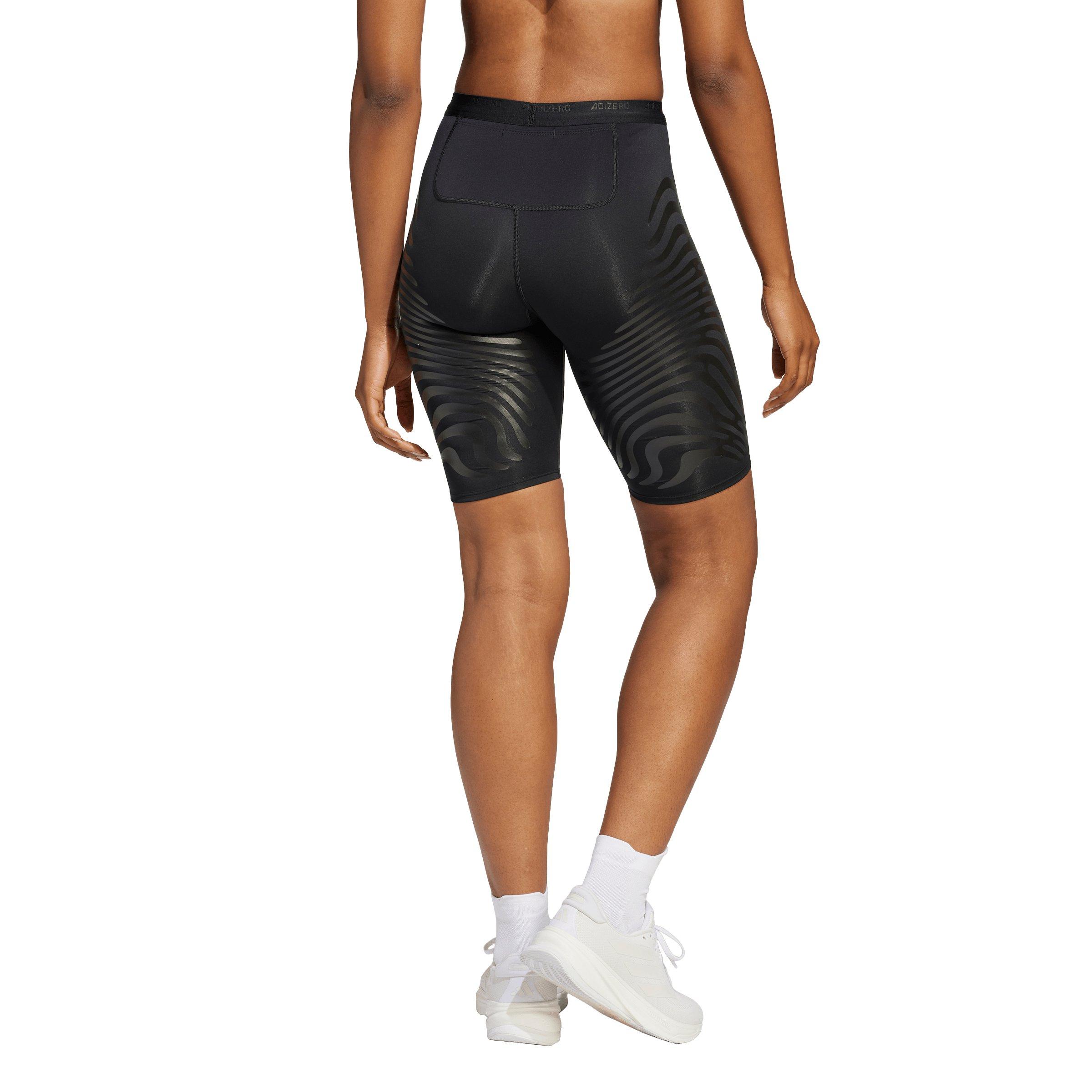 adidas Women's Adizero Control Running Short Leggings-Black - BLACK Thumbnail View 2