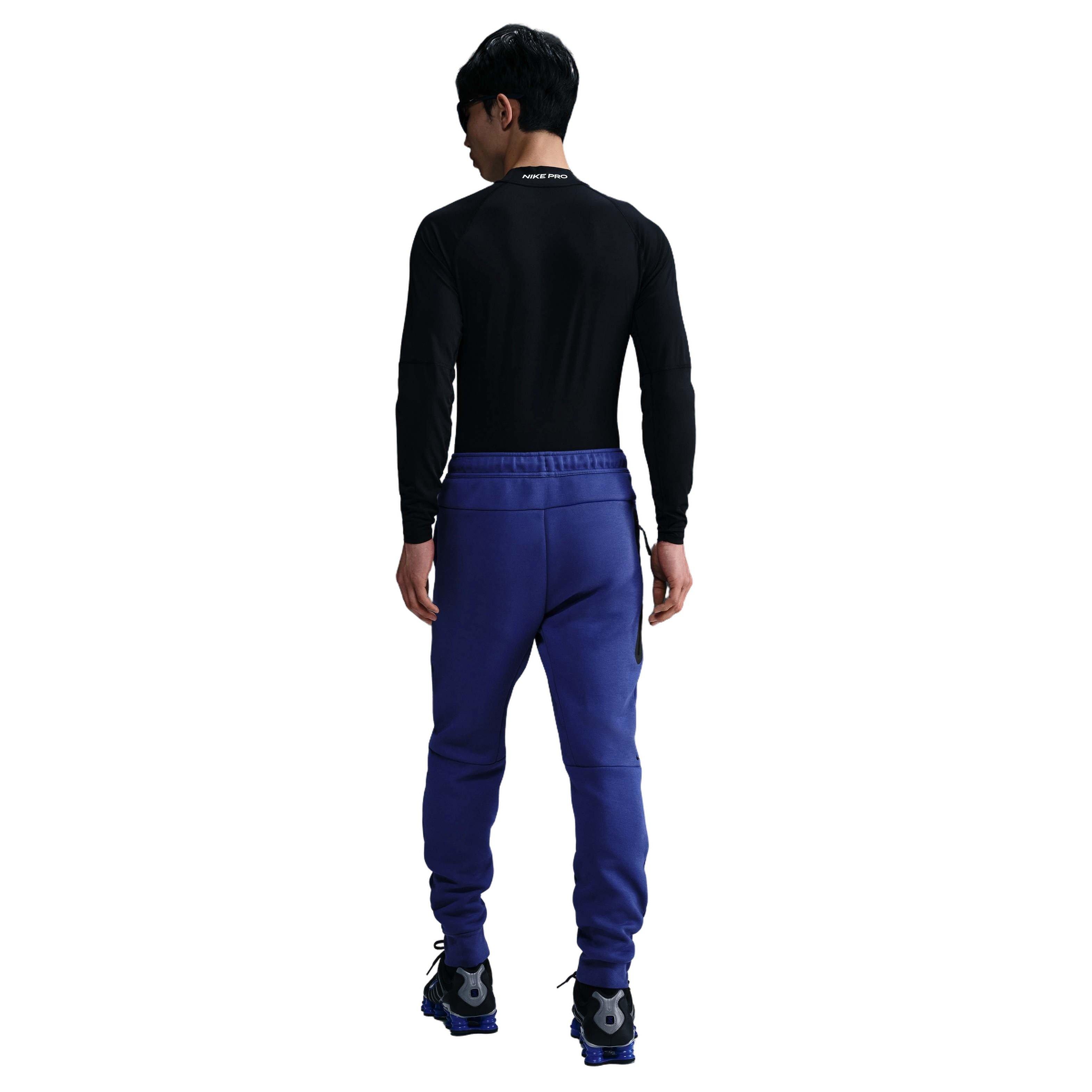 Nike Men's Tech Fleece Tapered Joggers - DK BLUE Thumbnail View 2