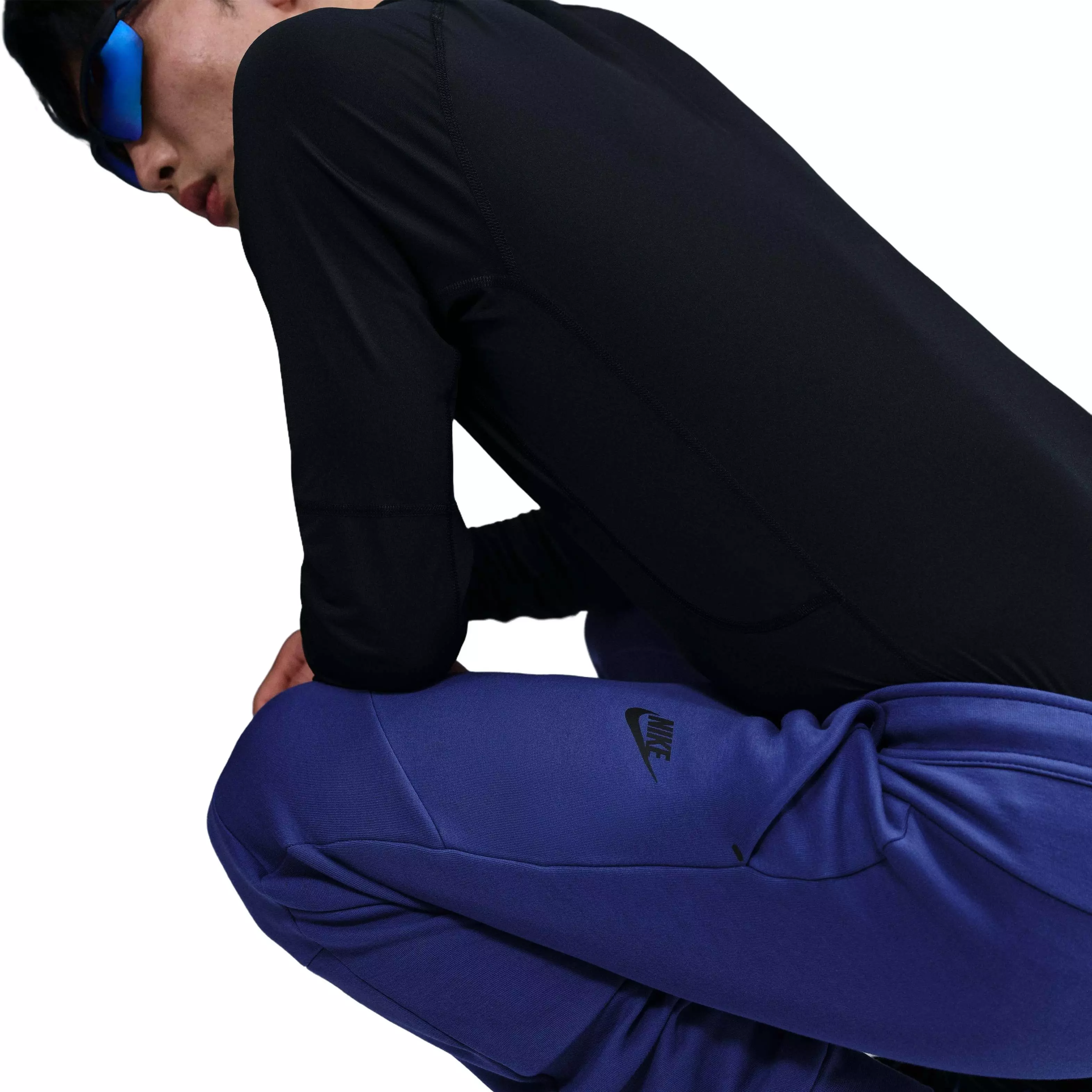 Nike Men's Tech Fleece Tapered Joggers - DK BLUE