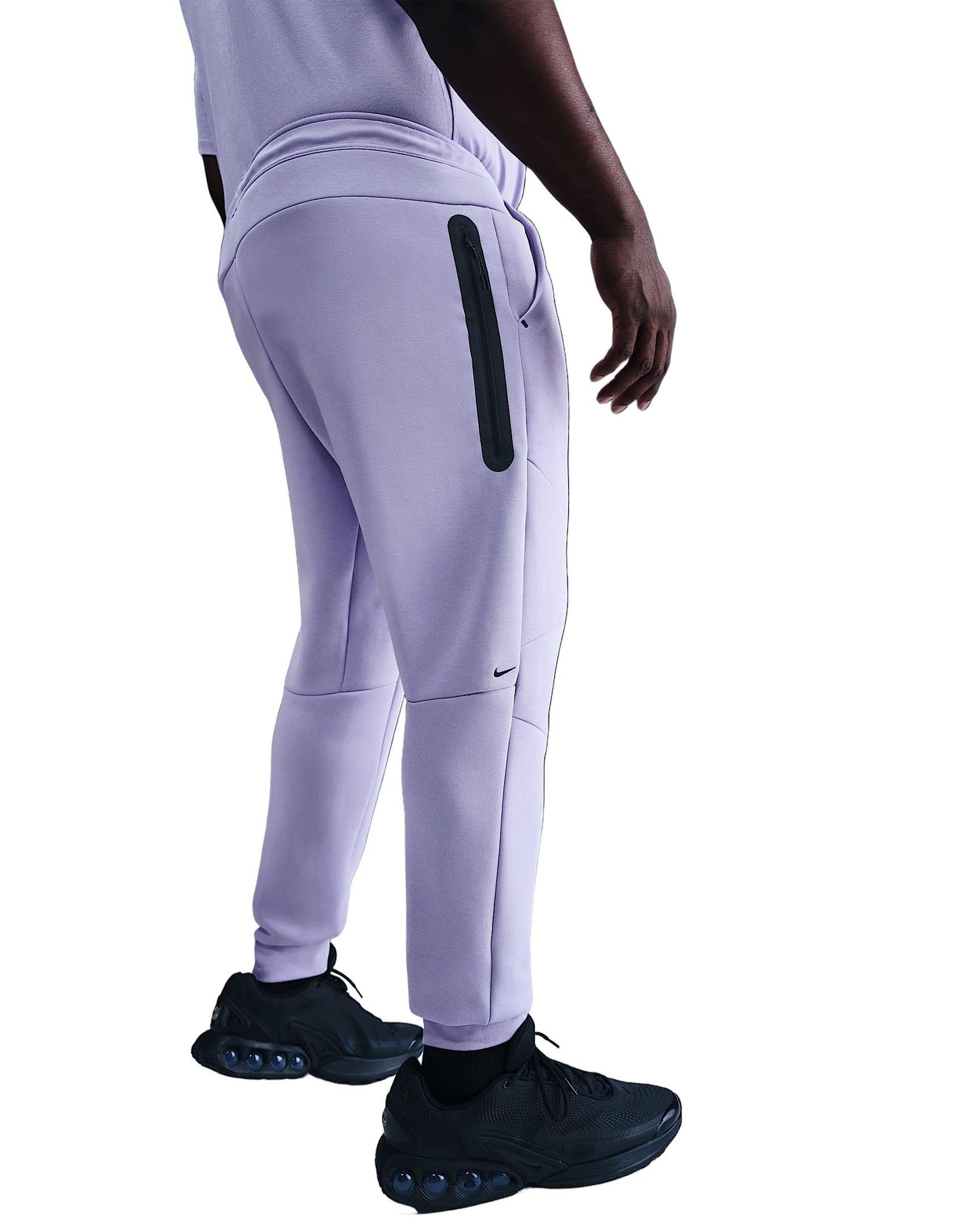 Nike Men's Tech Fleece Tapered Joggers - PURPLE Thumbnail View 2