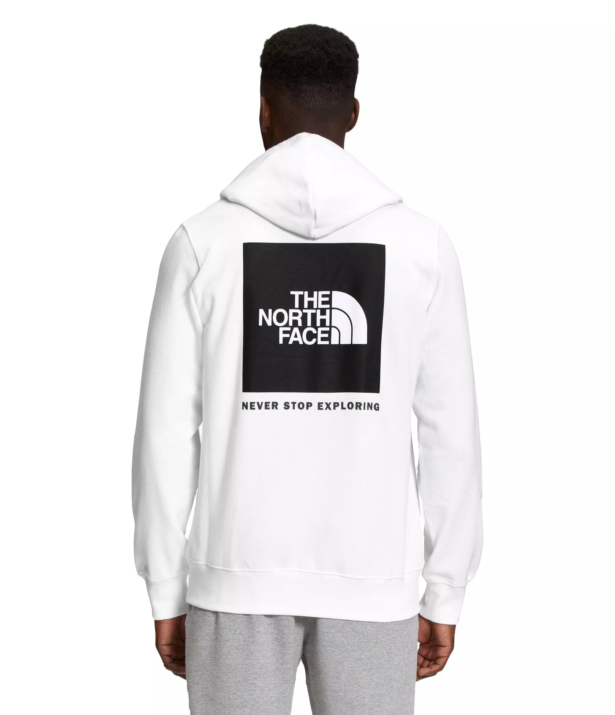 The North Face Men’s Box NSE Pullover Hoodie - WHITE/BLACK