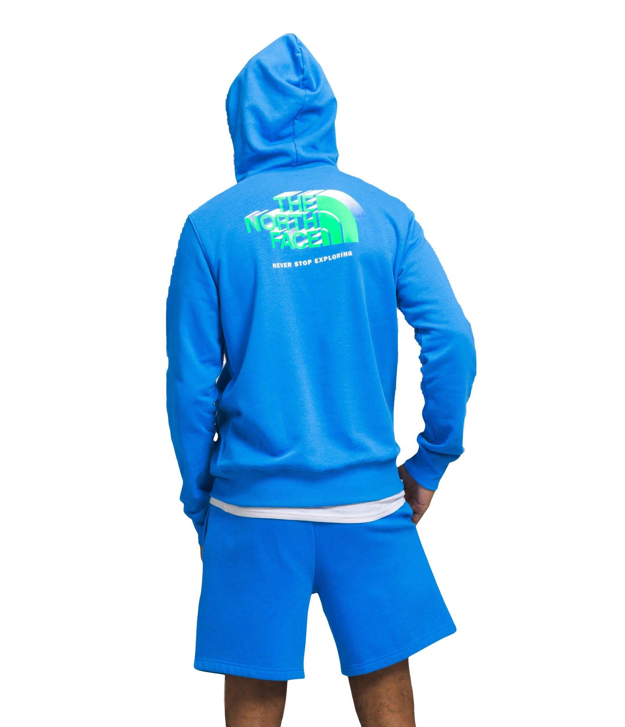 The North Face Men&rsquo;s Box NSE Pullover Hoodie - BLUE/GREEN Thumbnail View 2