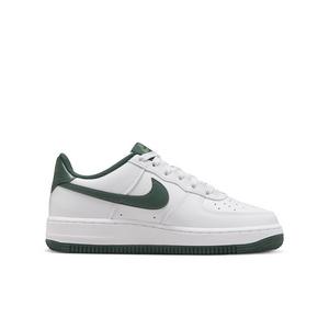 Nike Air Force 1 "White/Oil Green/Vintage Green" Grade School Boys' Shoe