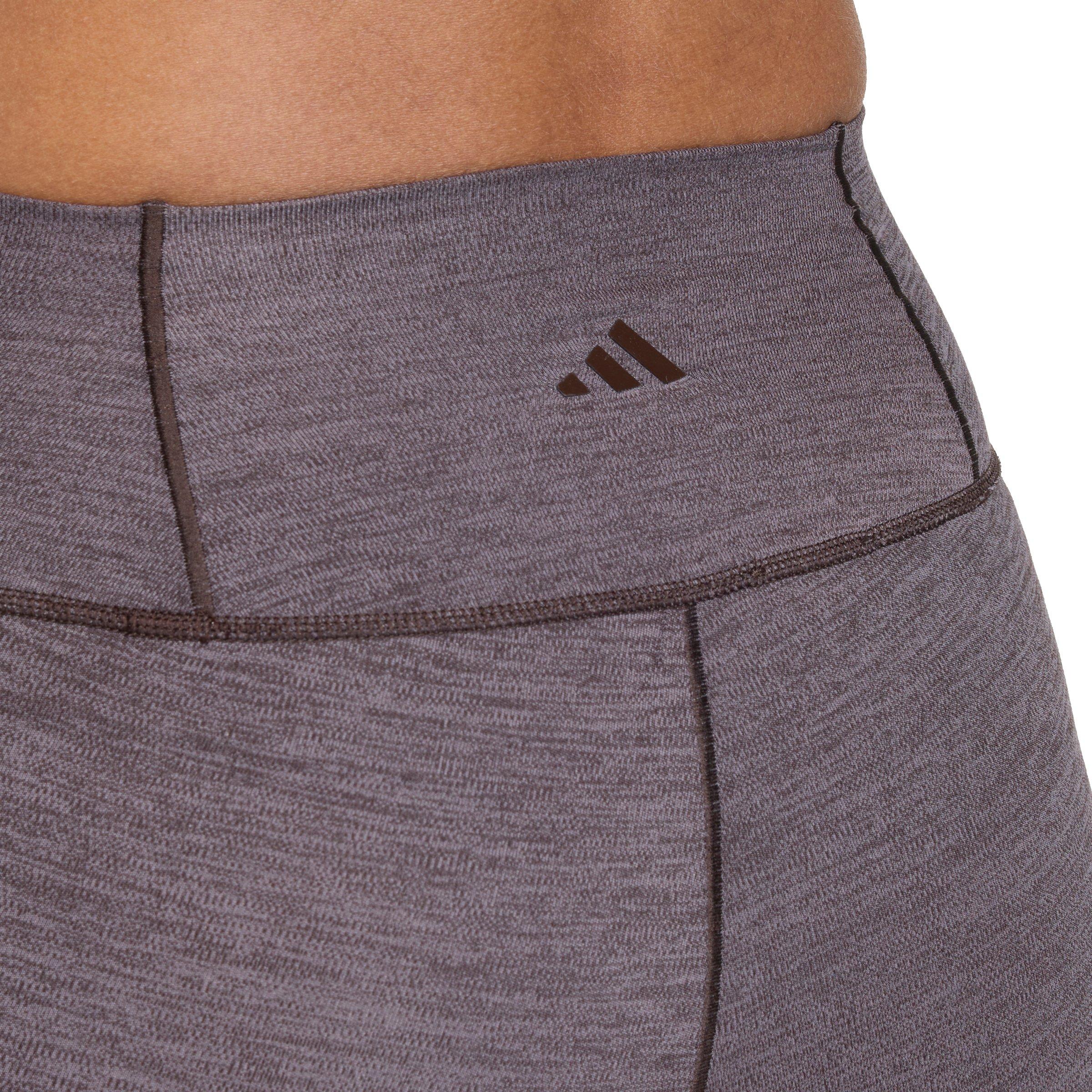 adidas Women's All Me 7/8 Leggings-Brown - BROWN Thumbnail View 4