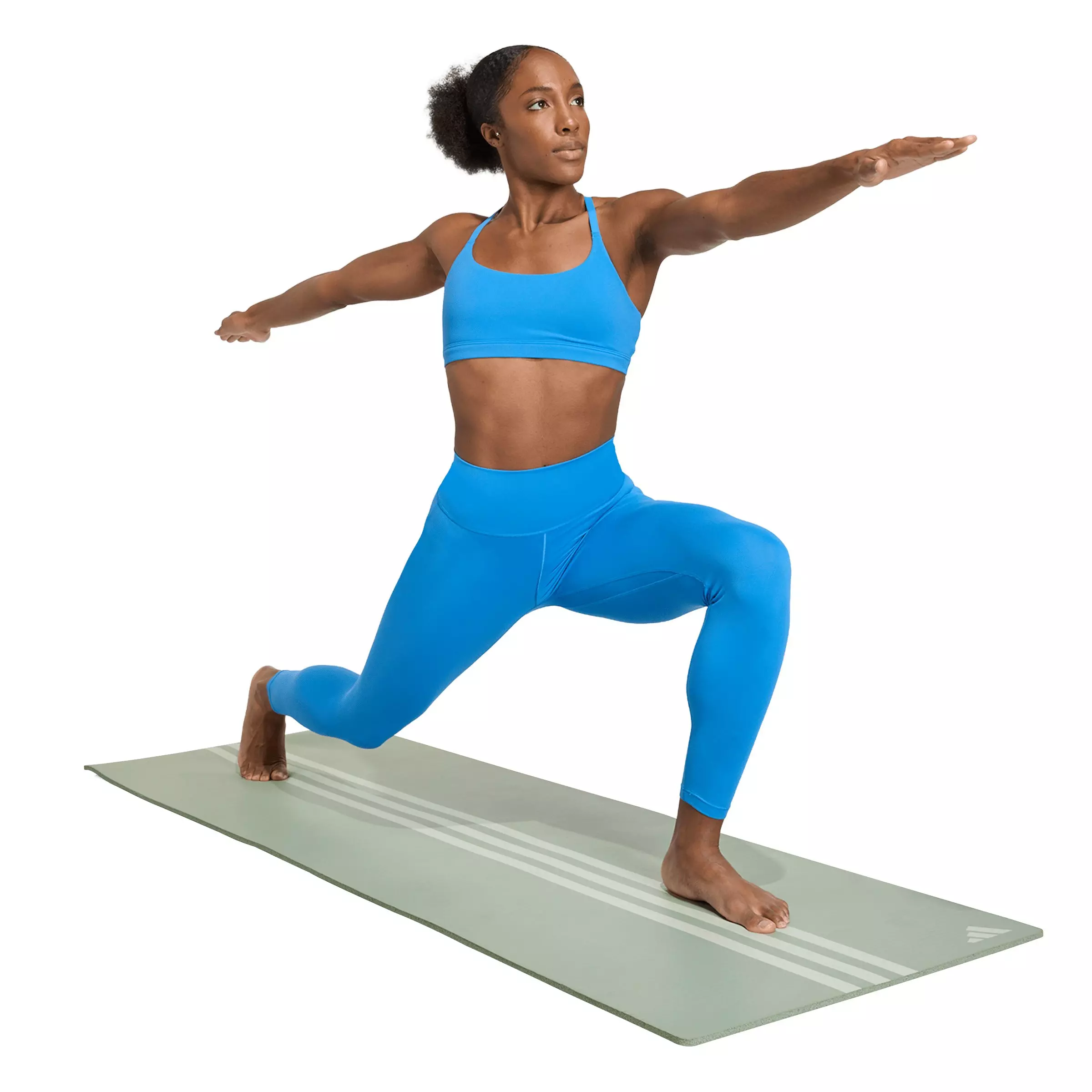 adidas Women's All Me 7/8 Leggings-Blue - BLUE